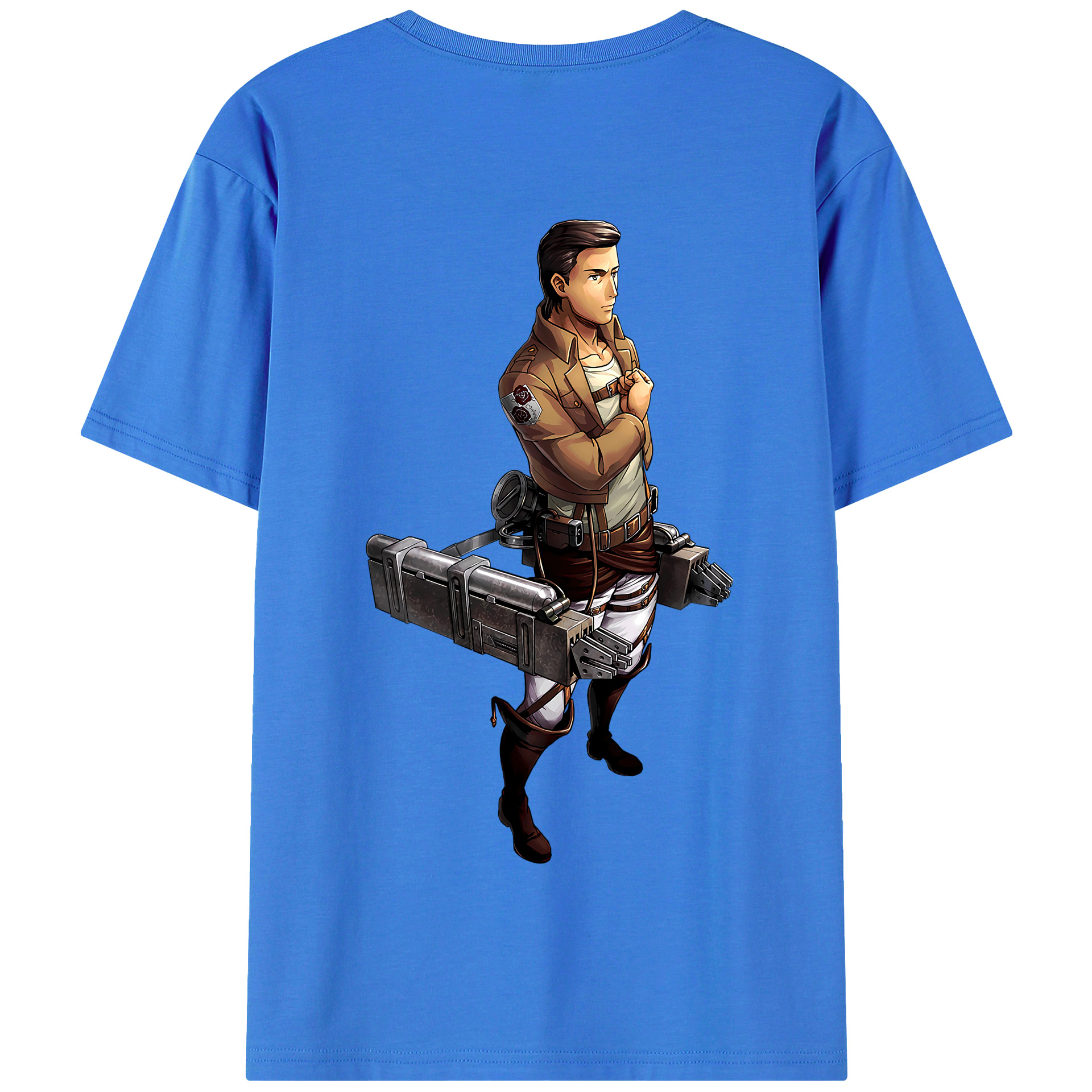 （画像用） 進撃の巨人 Attack on Titan 綿100％半袖Tシャツ（背面プリント）