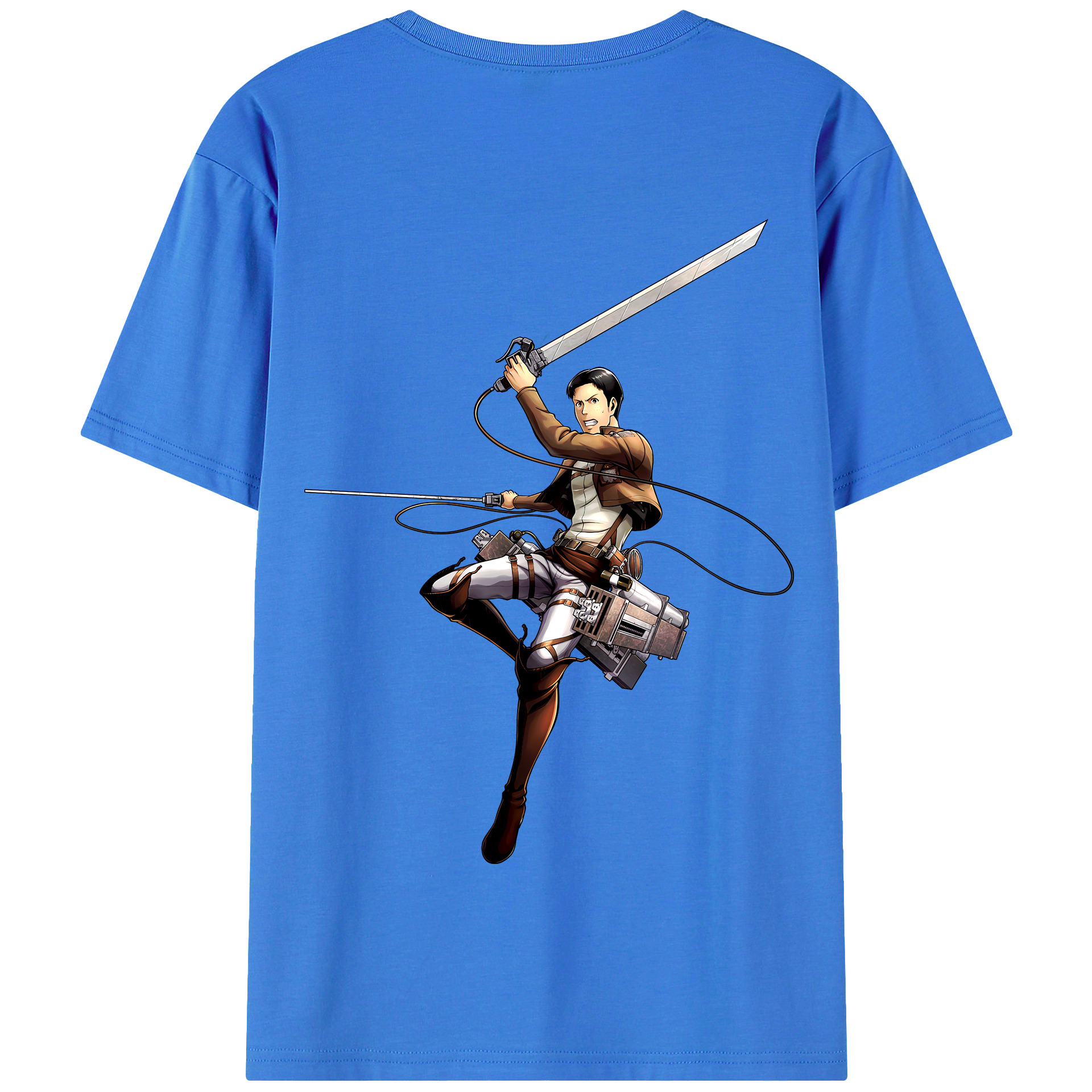 （画像用） 進撃の巨人 Attack on Titan 綿100％半袖Tシャツ（背面プリント）
