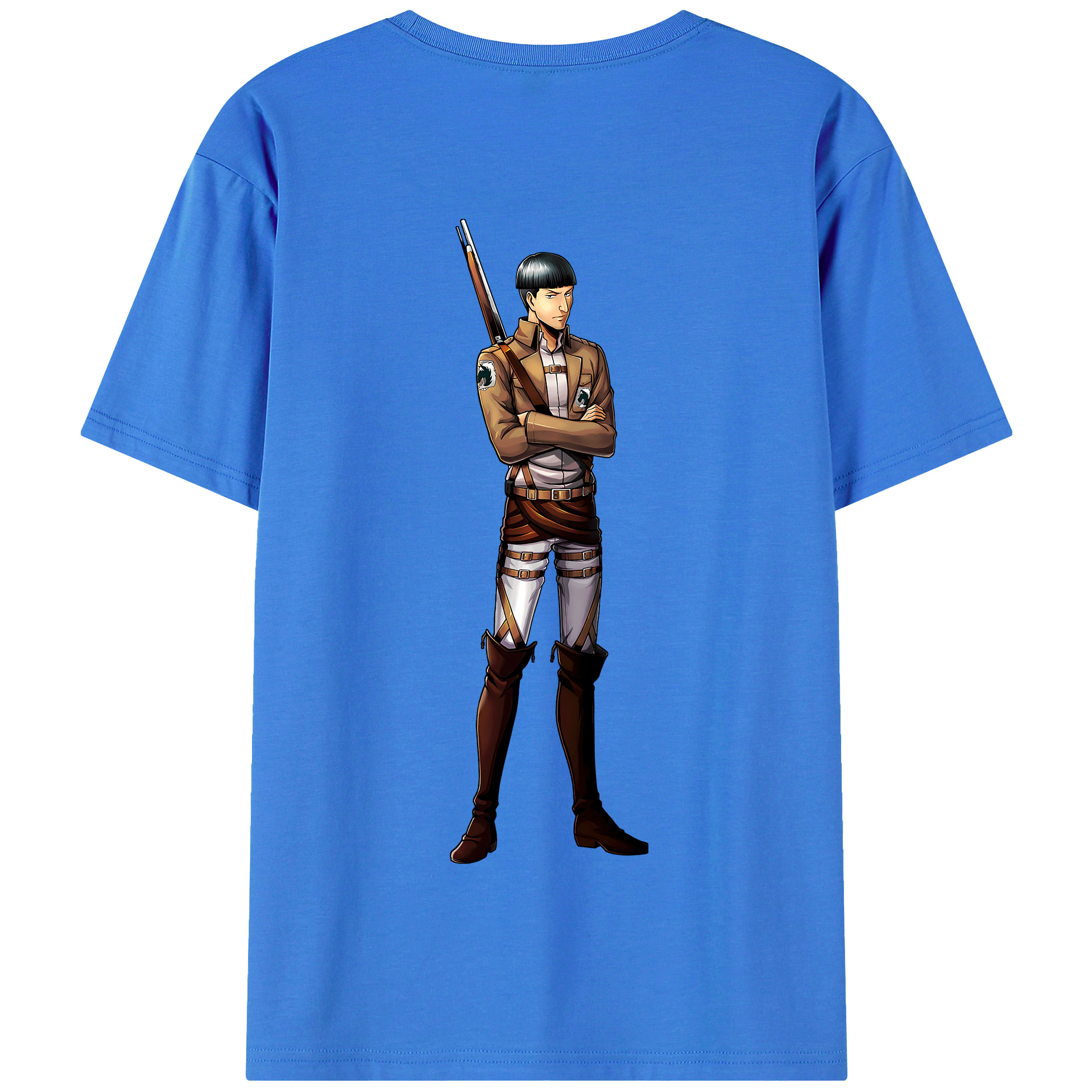 （画像用） 進撃の巨人 Attack on Titan 綿100％半袖Tシャツ（背面プリント）