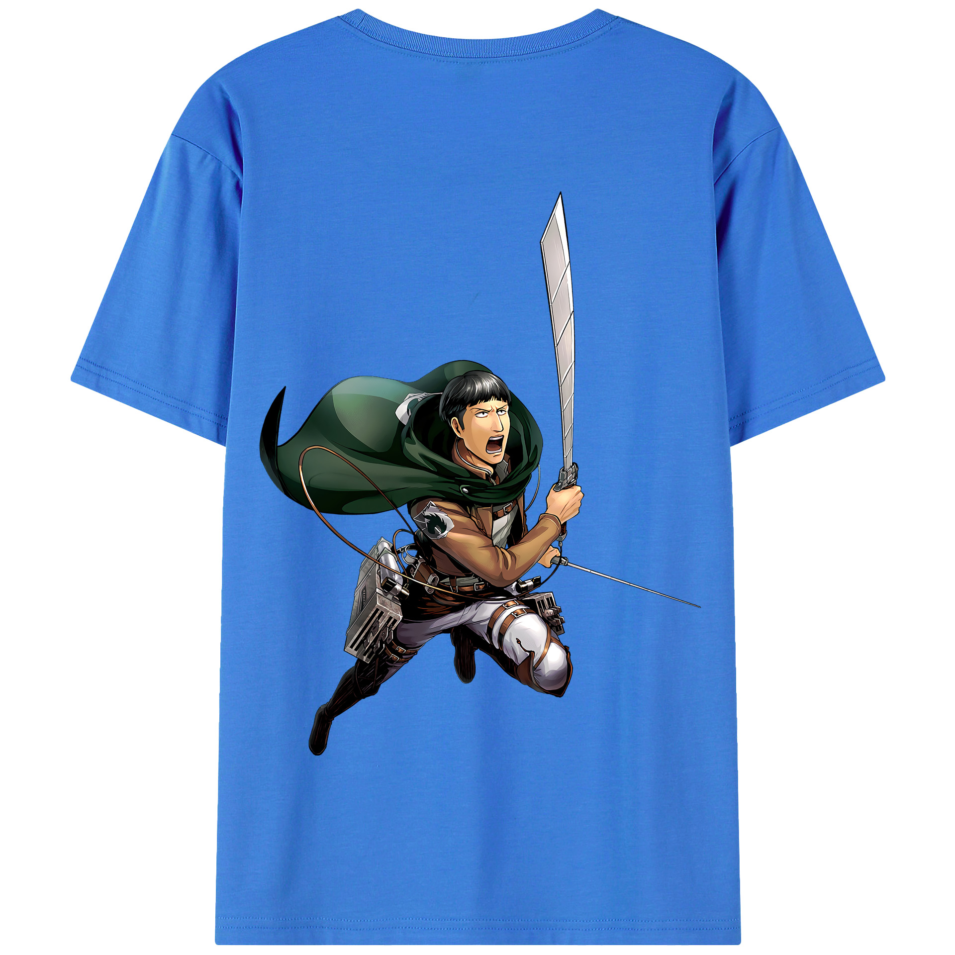 （画像用） 進撃の巨人 Attack on Titan 綿100％半袖Tシャツ（背面プリント）