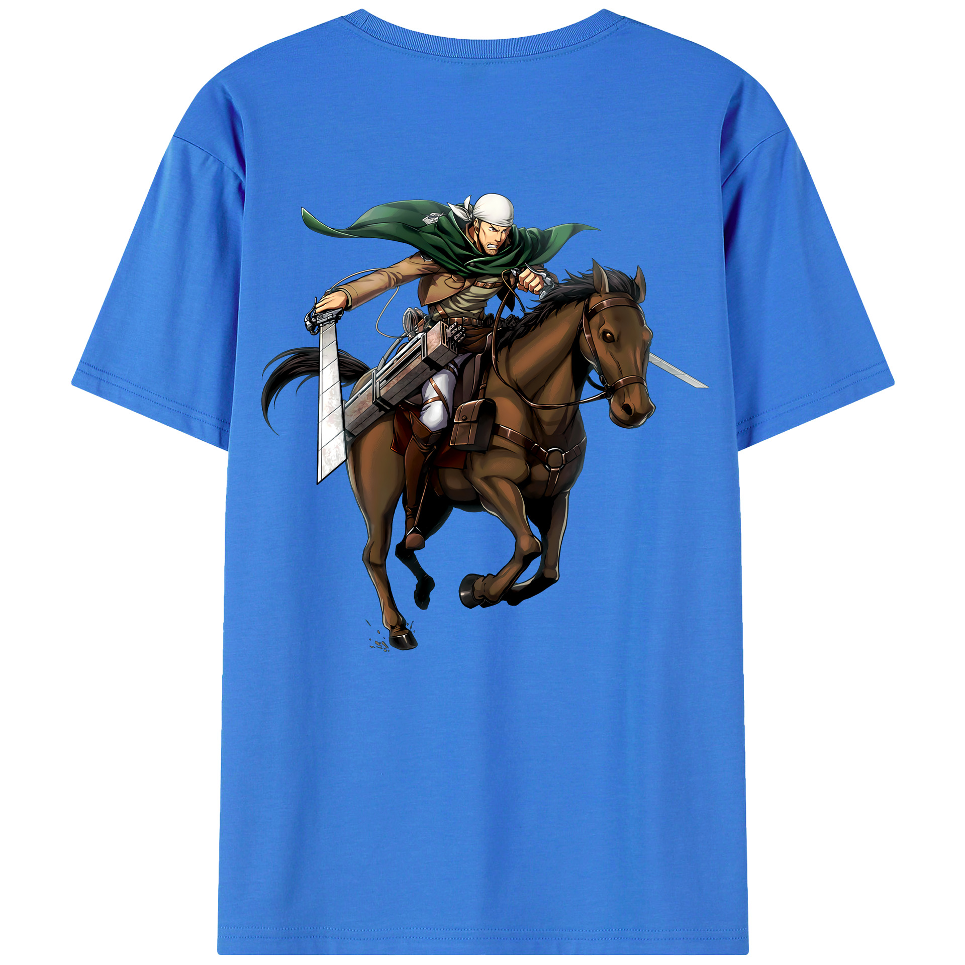 （画像用） 進撃の巨人 Attack on Titan 綿100％半袖Tシャツ（背面プリント）