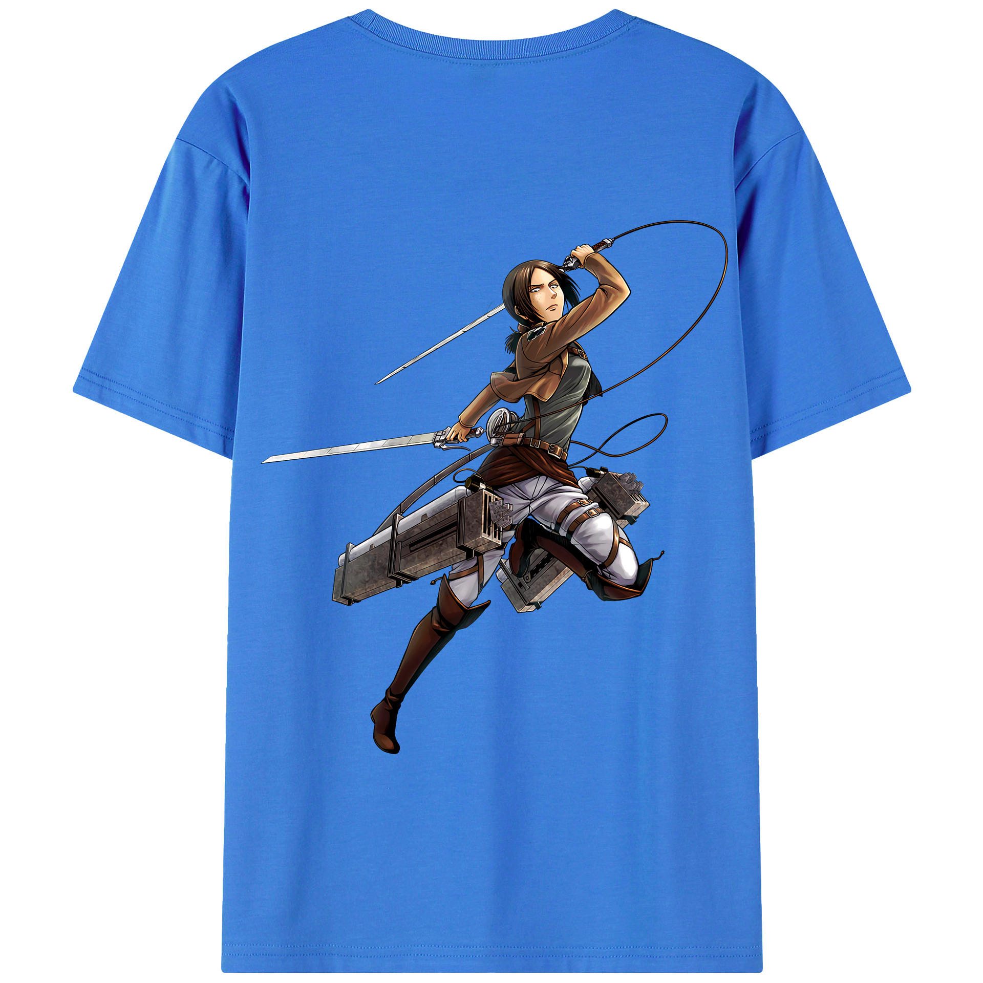 （画像用） 進撃の巨人 Attack on Titan 綿100％半袖Tシャツ（背面プリント）