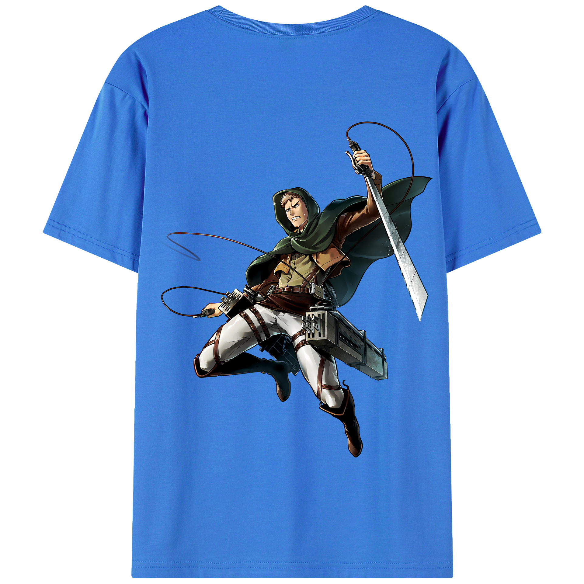 （画像用） 進撃の巨人 Attack on Titan 綿100％半袖Tシャツ（背面プリント）