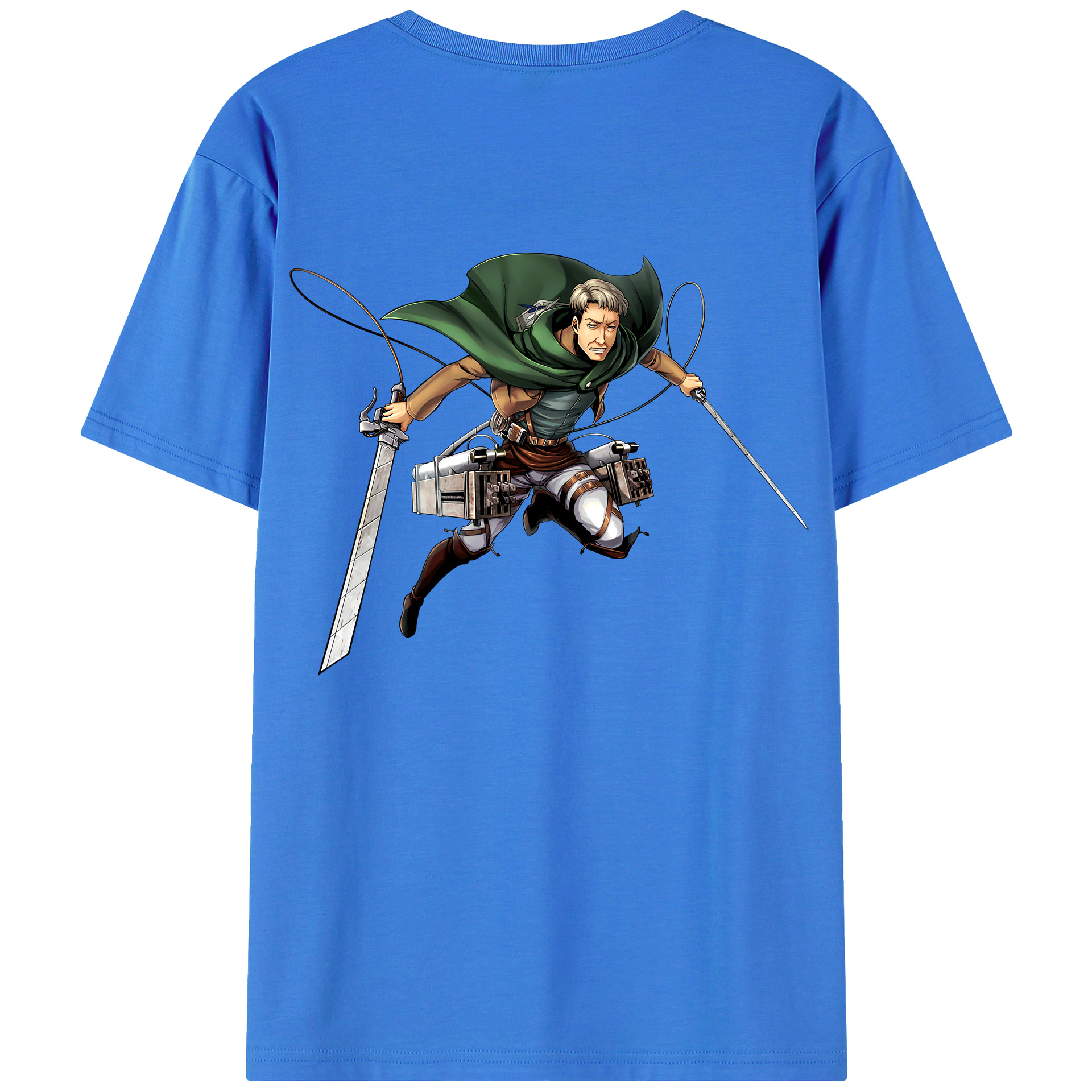 （画像用） 進撃の巨人 Attack on Titan 綿100％半袖Tシャツ（背面プリント）
