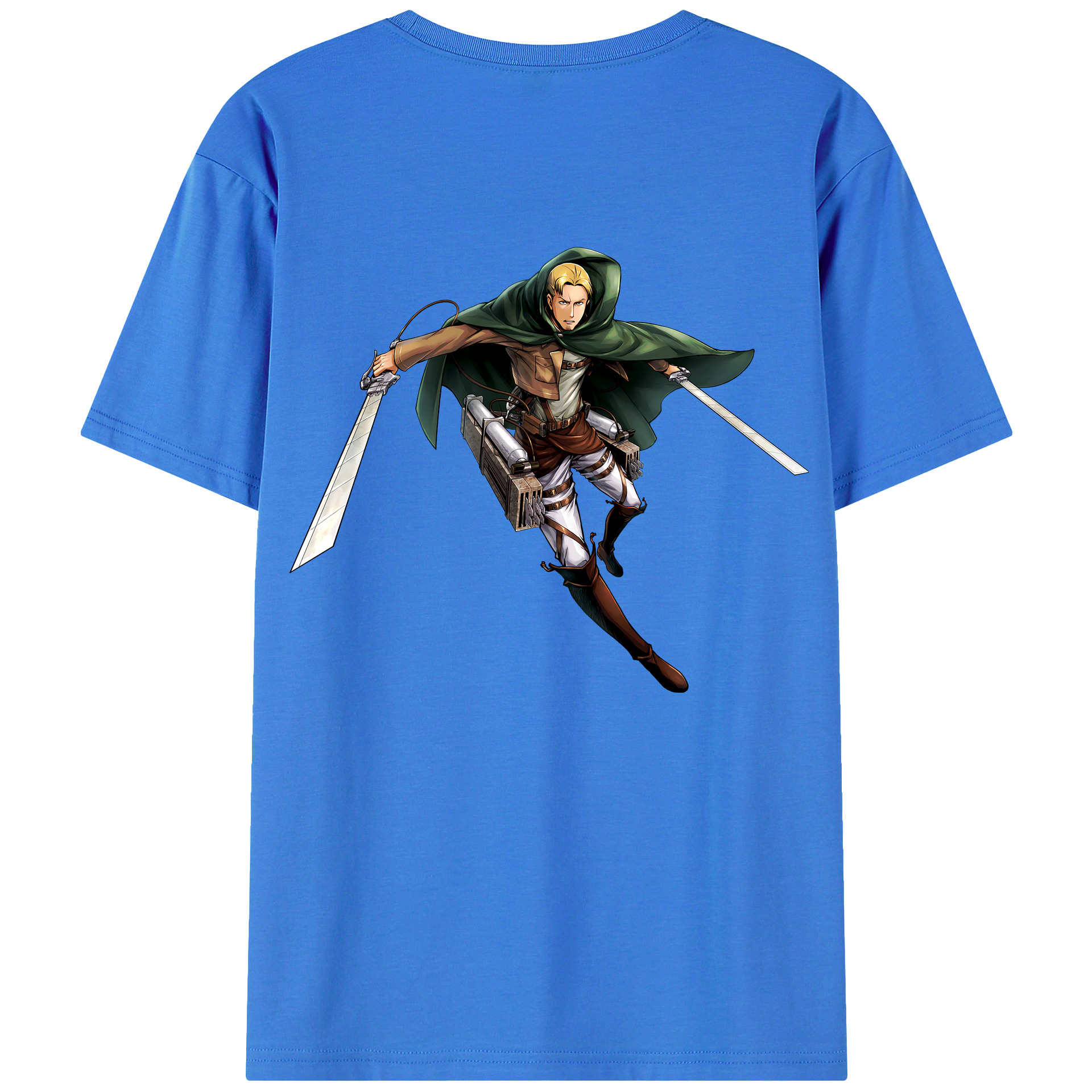 （画像用） 進撃の巨人 Attack on Titan 綿100％半袖Tシャツ（背面プリント）