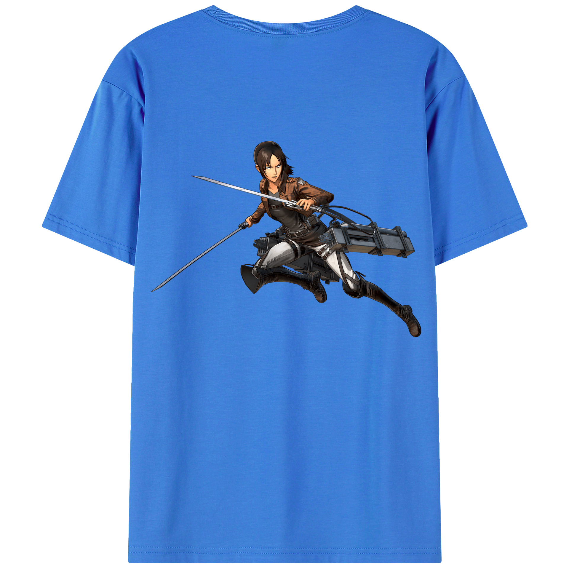（画像用） 進撃の巨人 Attack on Titan 綿100％半袖Tシャツ（背面プリント）