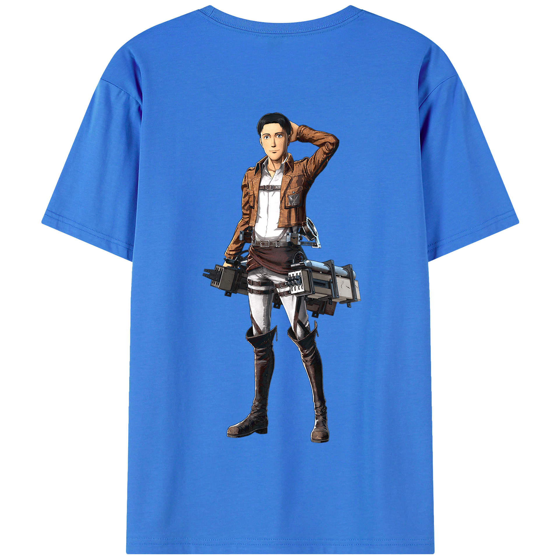 （画像用） 進撃の巨人 Attack on Titan 綿100％半袖Tシャツ（背面プリント）