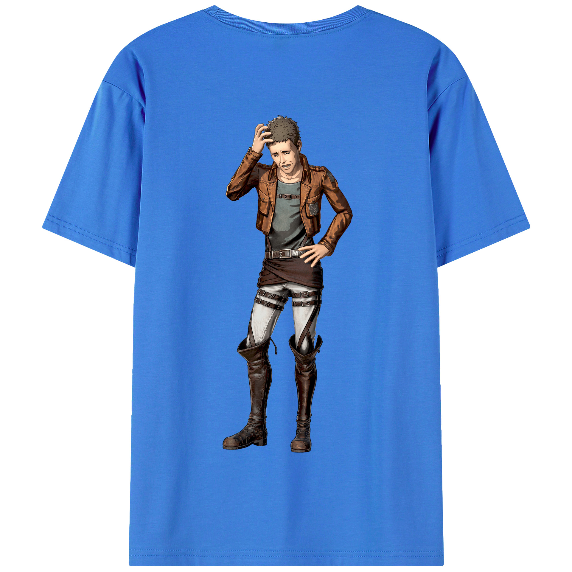 （画像用） 進撃の巨人 Attack on Titan 綿100％半袖Tシャツ（背面プリント）
