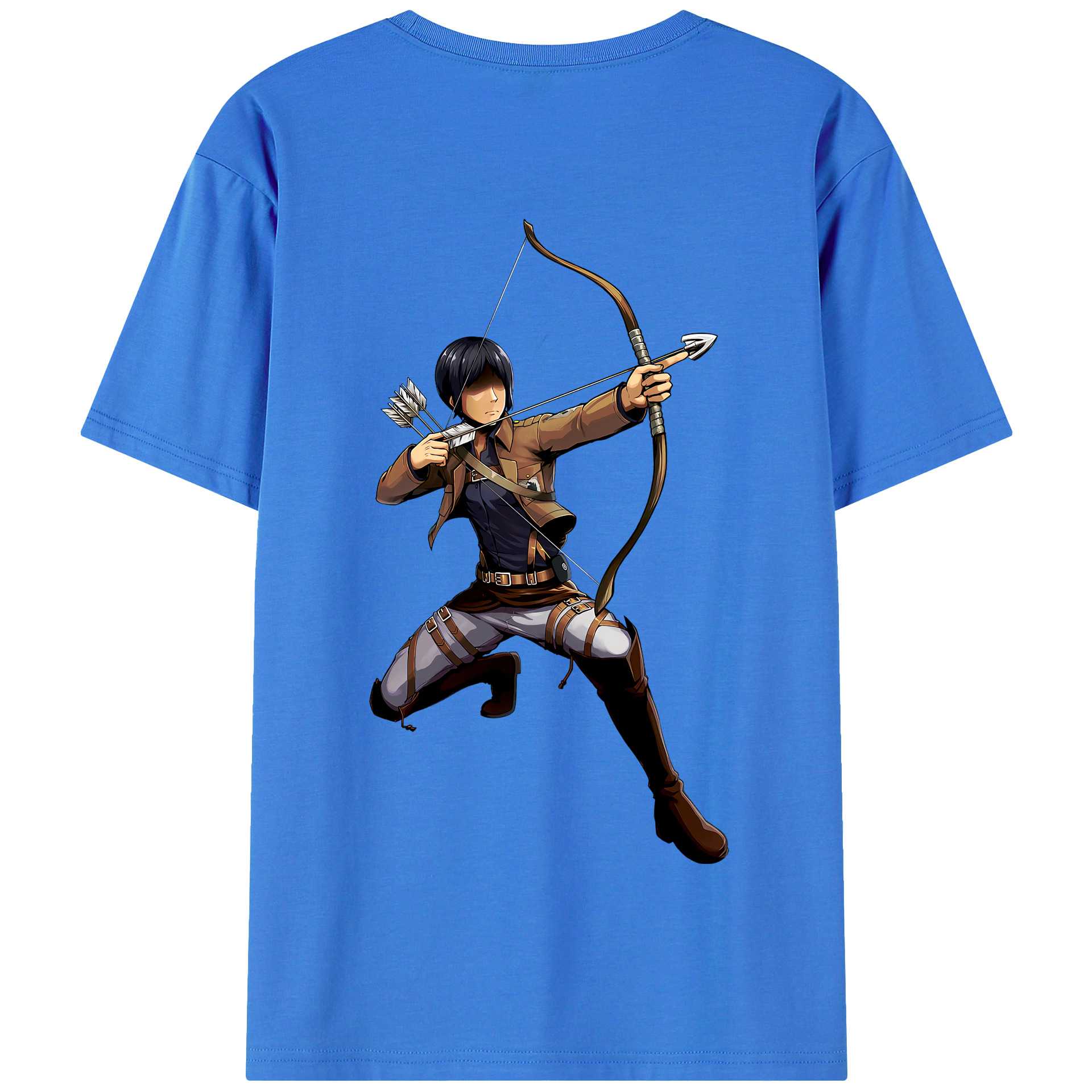 （画像用） 進撃の巨人 Attack on Titan 綿100％半袖Tシャツ（背面プリント）