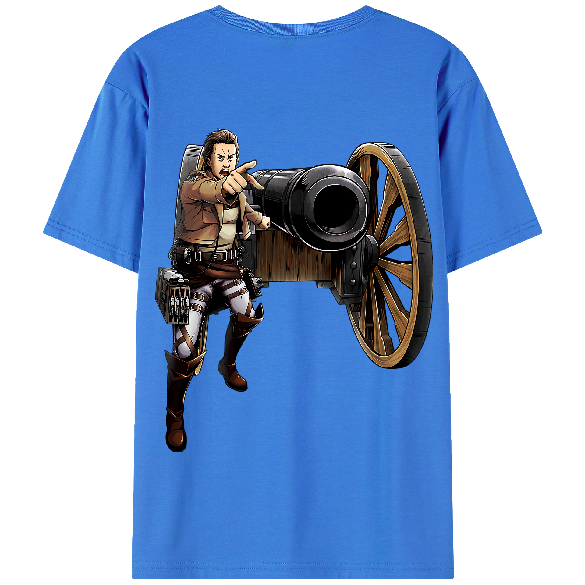 （画像用） 進撃の巨人 Attack on Titan 綿100％半袖Tシャツ（背面プリント）