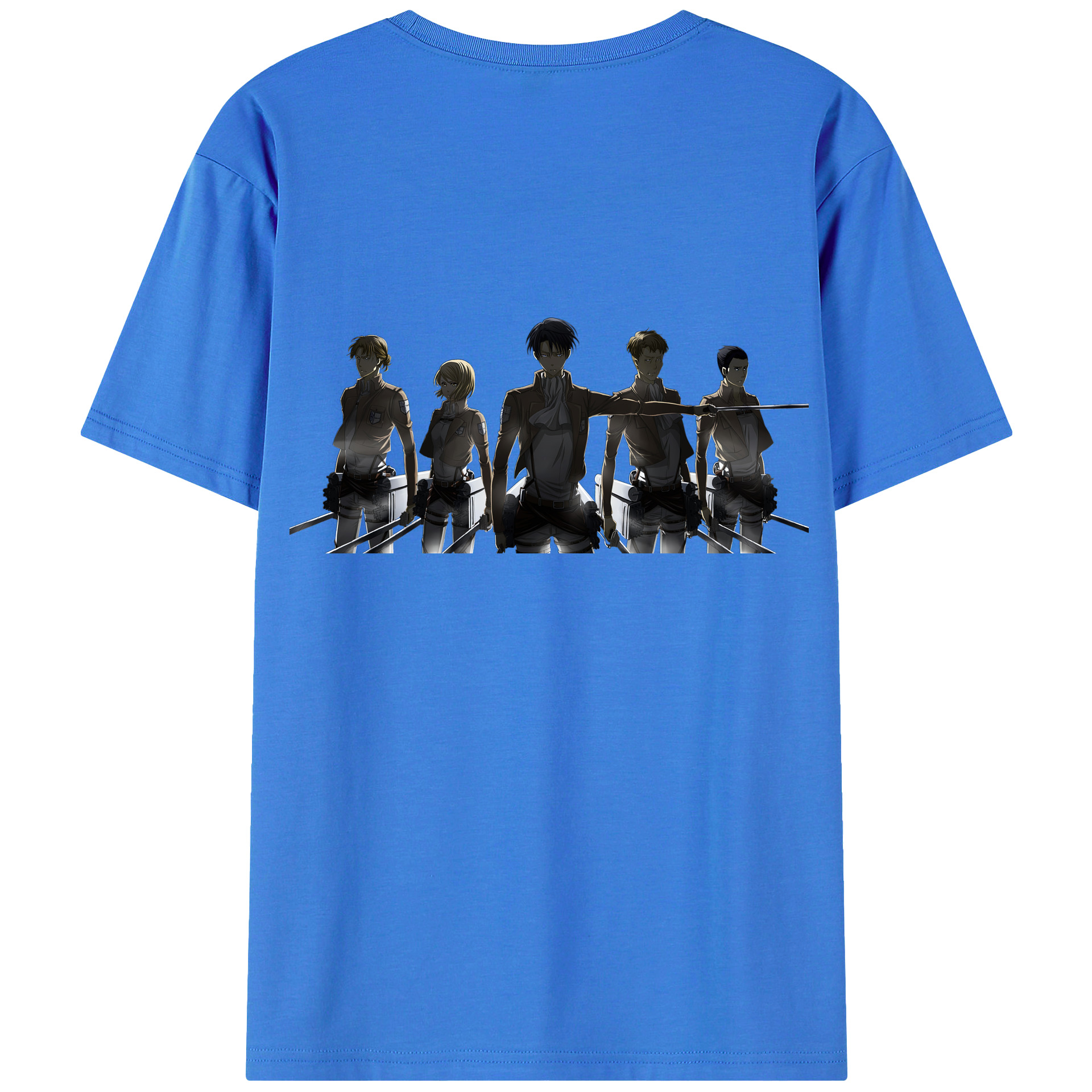 （画像用） 進撃の巨人 Attack on Titan 綿100％半袖Tシャツ（背面プリント）