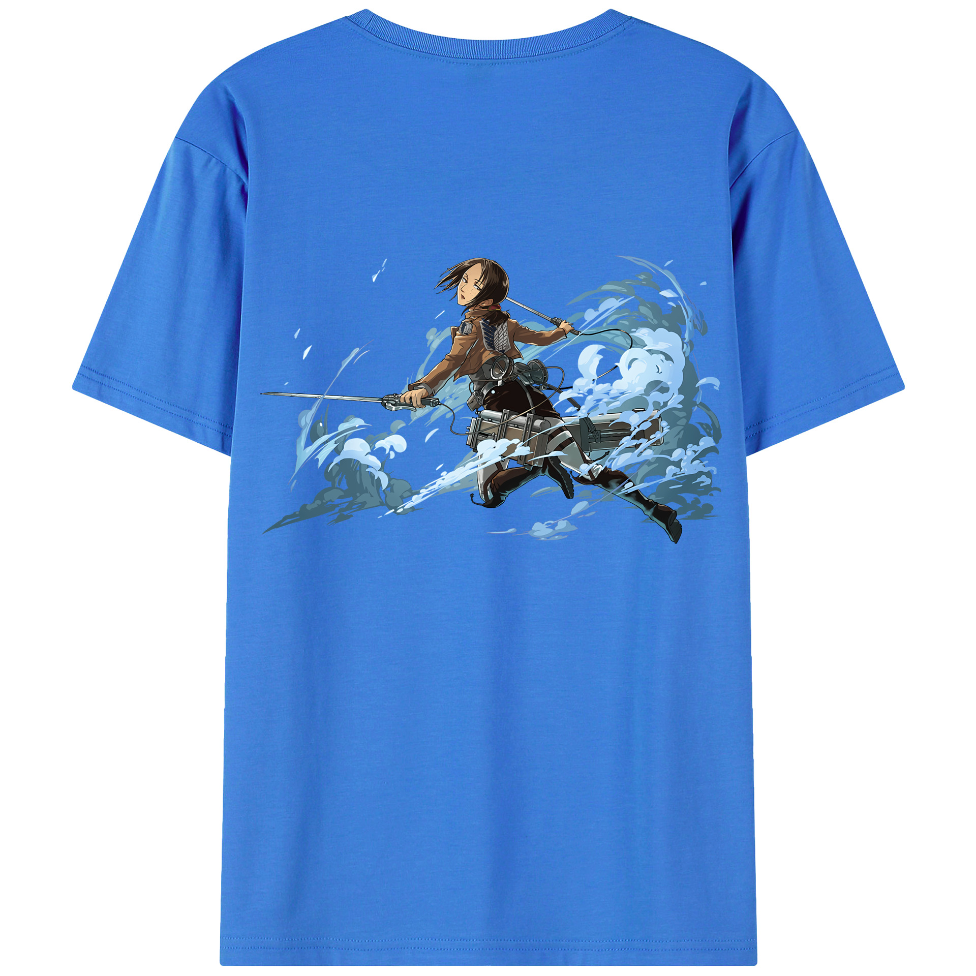 （画像用） 進撃の巨人 Attack on Titan 綿100％半袖Tシャツ（背面プリント）