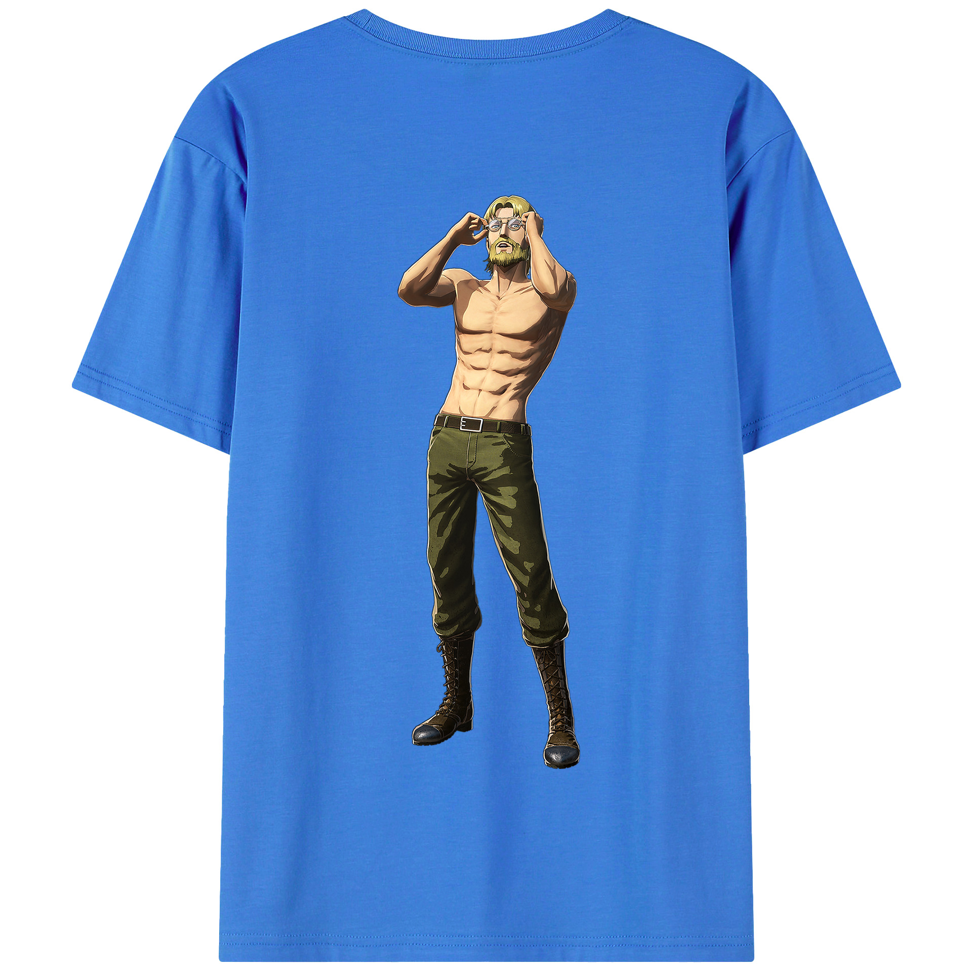 （画像用） 進撃の巨人 Attack on Titan 綿100％半袖Tシャツ（背面プリント）