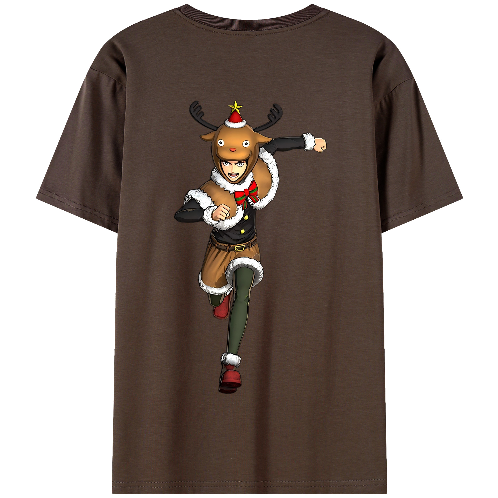 （画像用） 進撃の巨人 エレン･イェーガー Attack on Titan Eren Jäger 綿100％半袖Tシャツ（背面プリント）