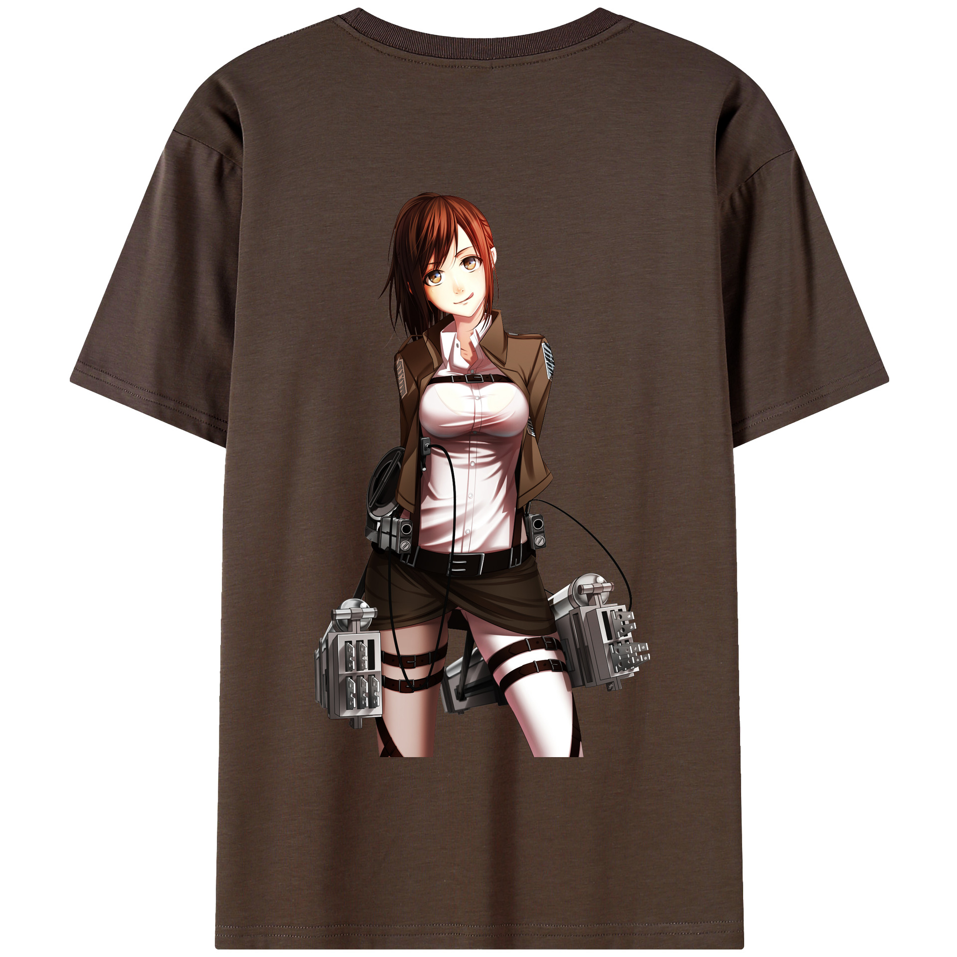 （画像用） 進撃の巨人 サシャ·ブラウス Attack on Titan Sasha Blaus 綿100％半袖Tシャツ（背面プリント）