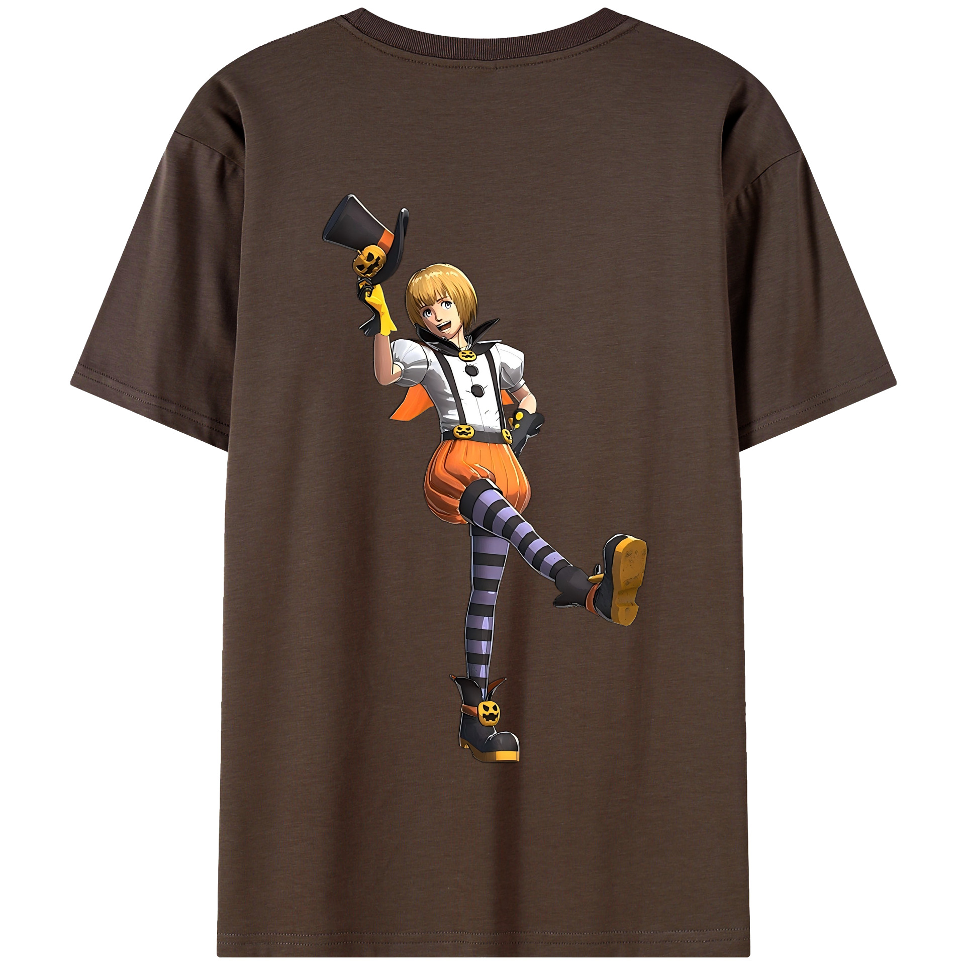 （画像用） 進撃の巨人 アルミン·アルレルト Attack on Titan Armin Arlert 綿100％半袖Tシャツ（背面プリント）