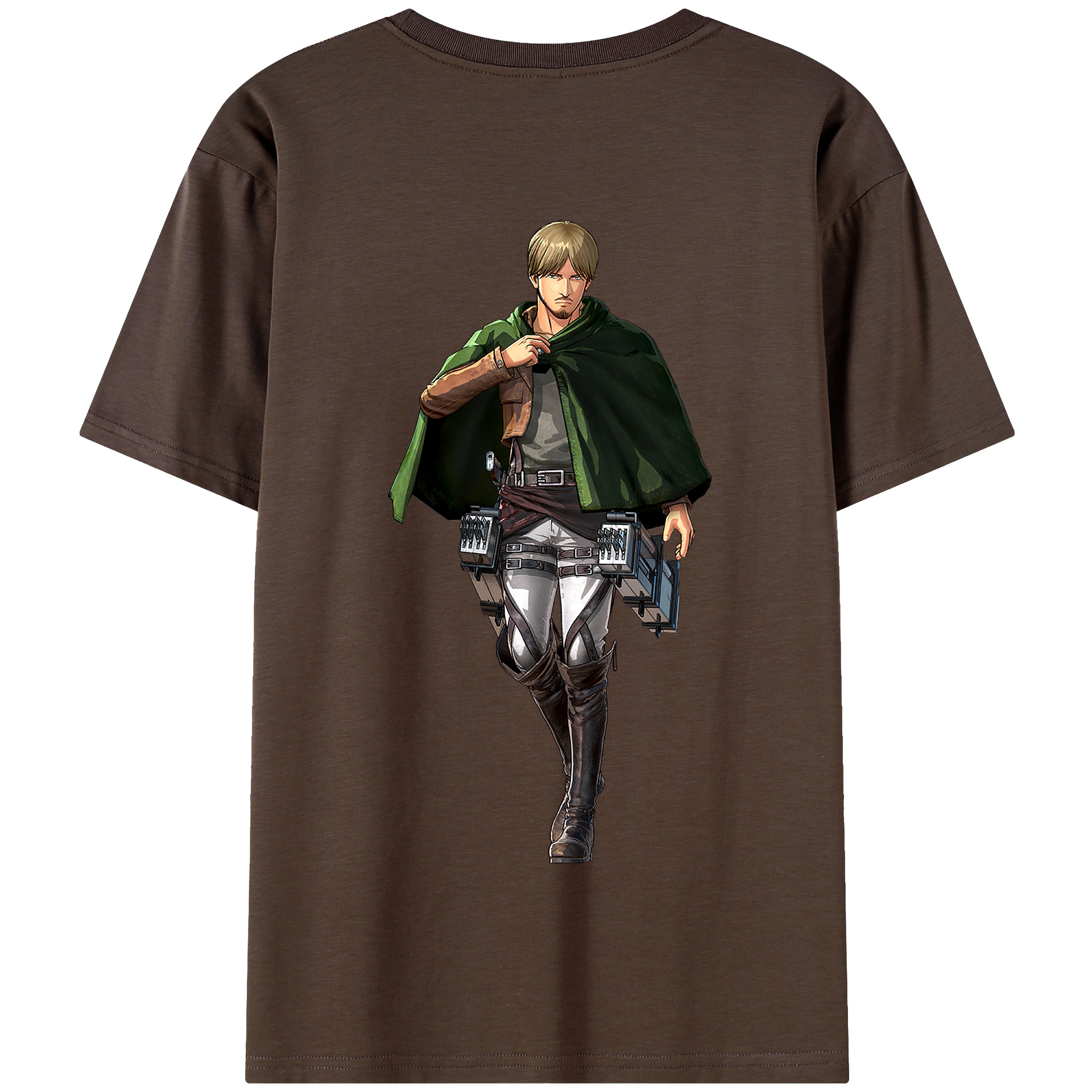 （画像用） 進撃の巨人 ミケ·ザカリアス Attack on Titan Mike Zakarius 綿100％半袖Tシャツ（背面プリント）
