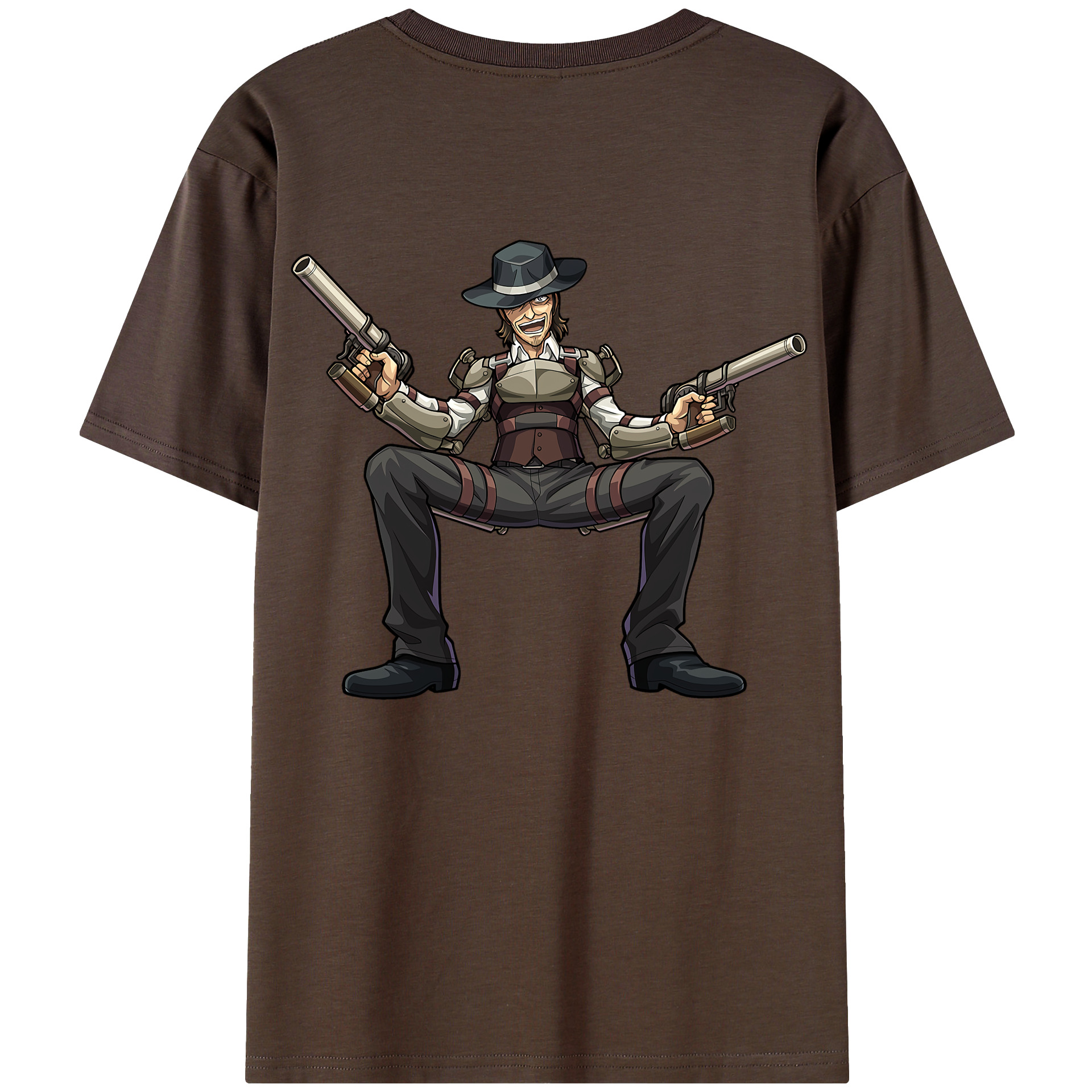 （画像用） 進撃の巨人 ケニー·アッカーマン Attack on Titan Kenny Ackerman 綿100％半袖Tシャツ（背面プリント）