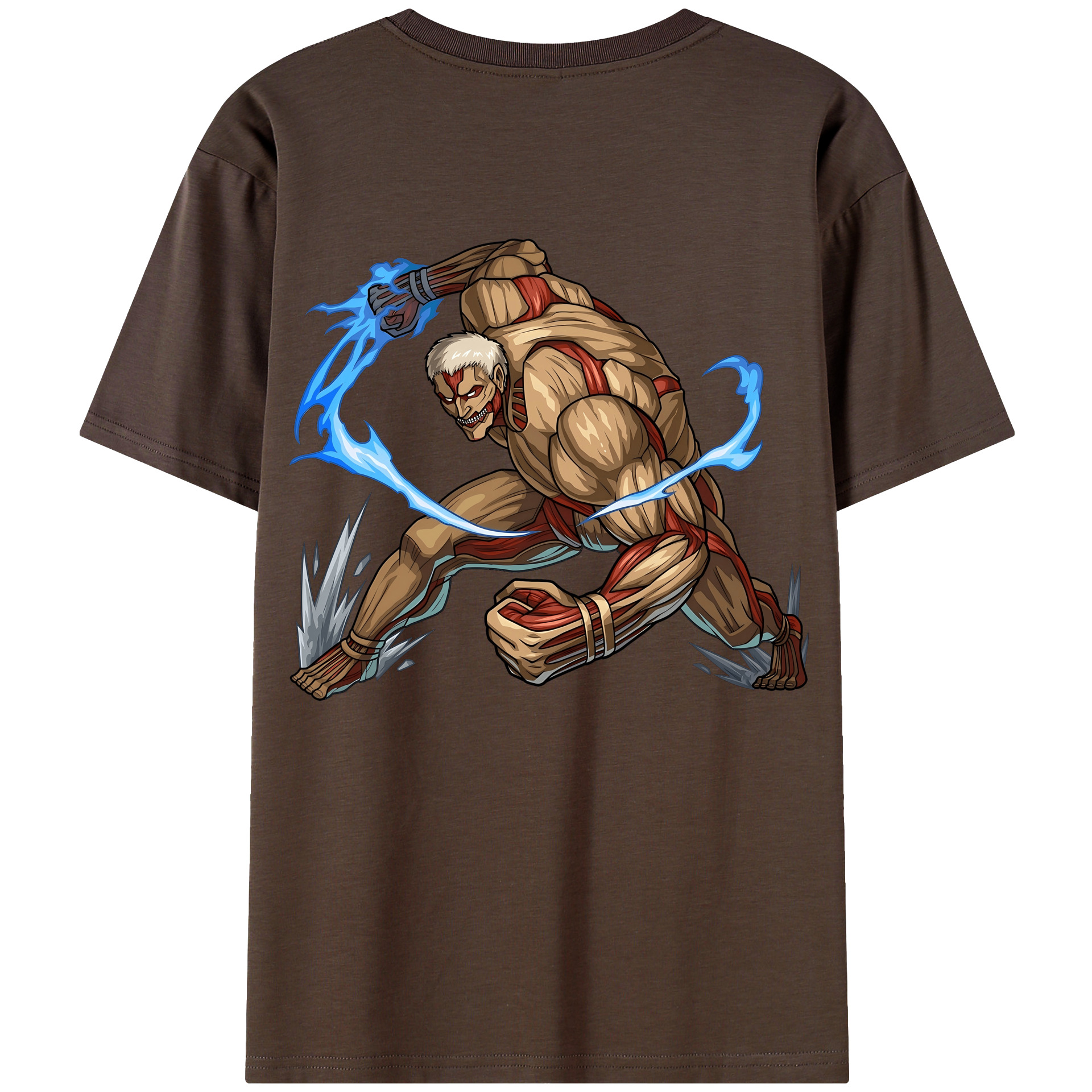 （画像用） 進撃の巨人 Attack on Titan 綿100％半袖Tシャツ（背面プリント）