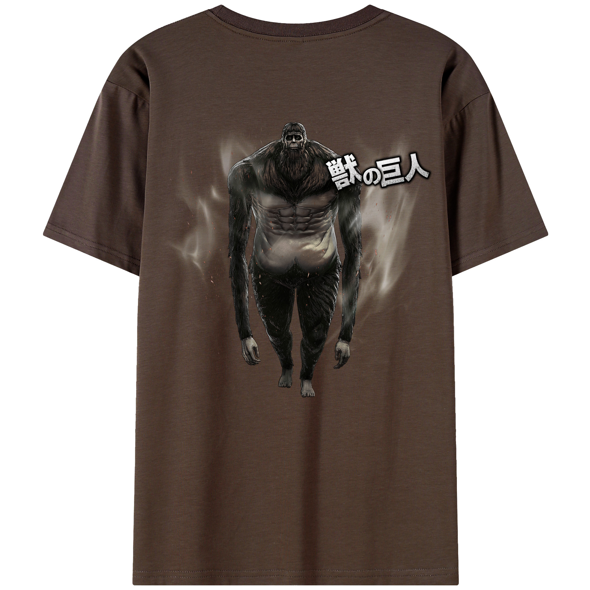 （画像用） 進撃の巨人 Attack on Titan 綿100％半袖Tシャツ（背面プリント）