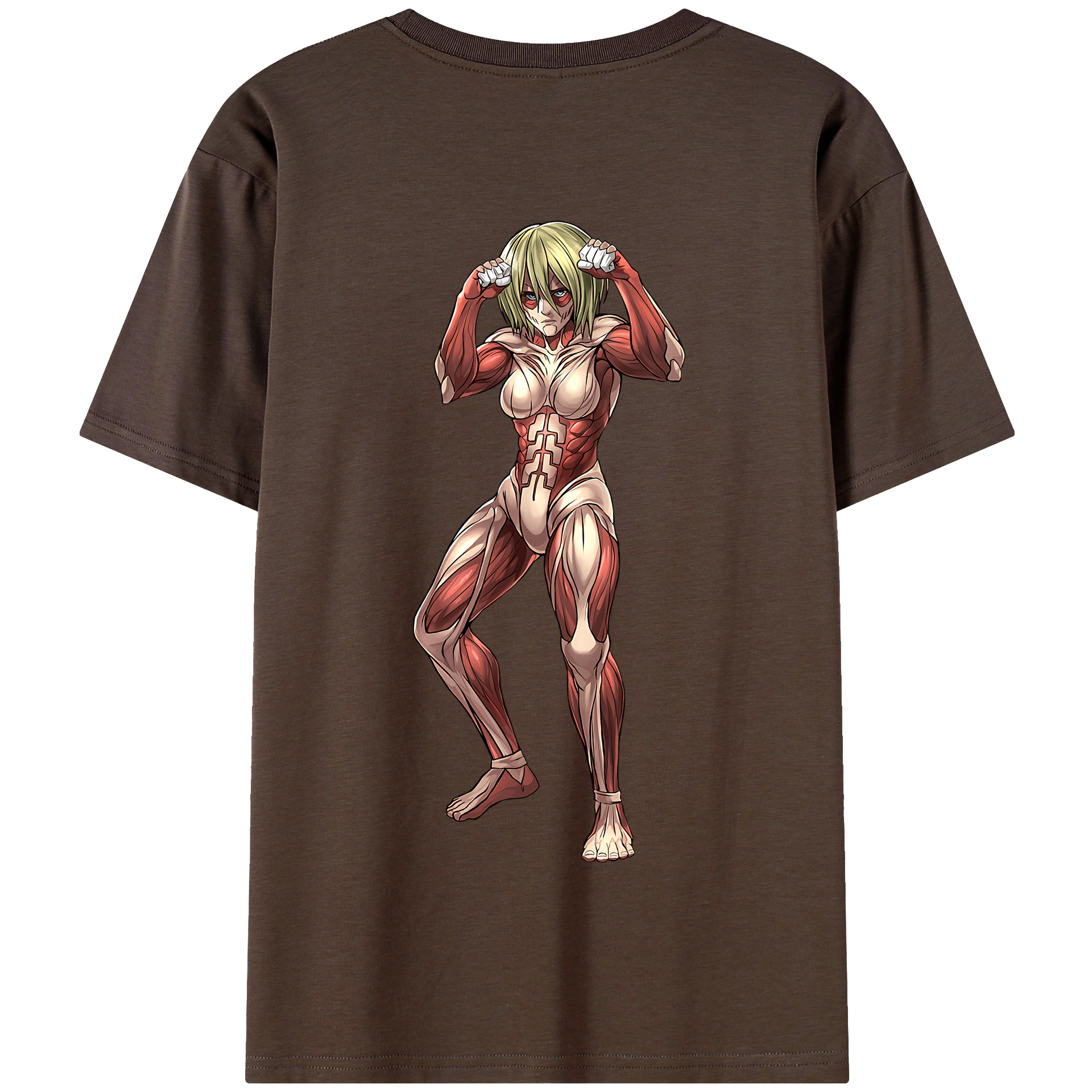 （画像用） 進撃の巨人 Attack on Titan 綿100％半袖Tシャツ（背面プリント）