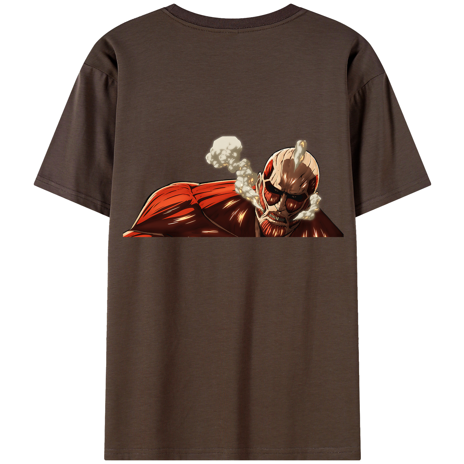 （画像用） 進撃の巨人 Attack on Titan 綿100％半袖Tシャツ（背面プリント）