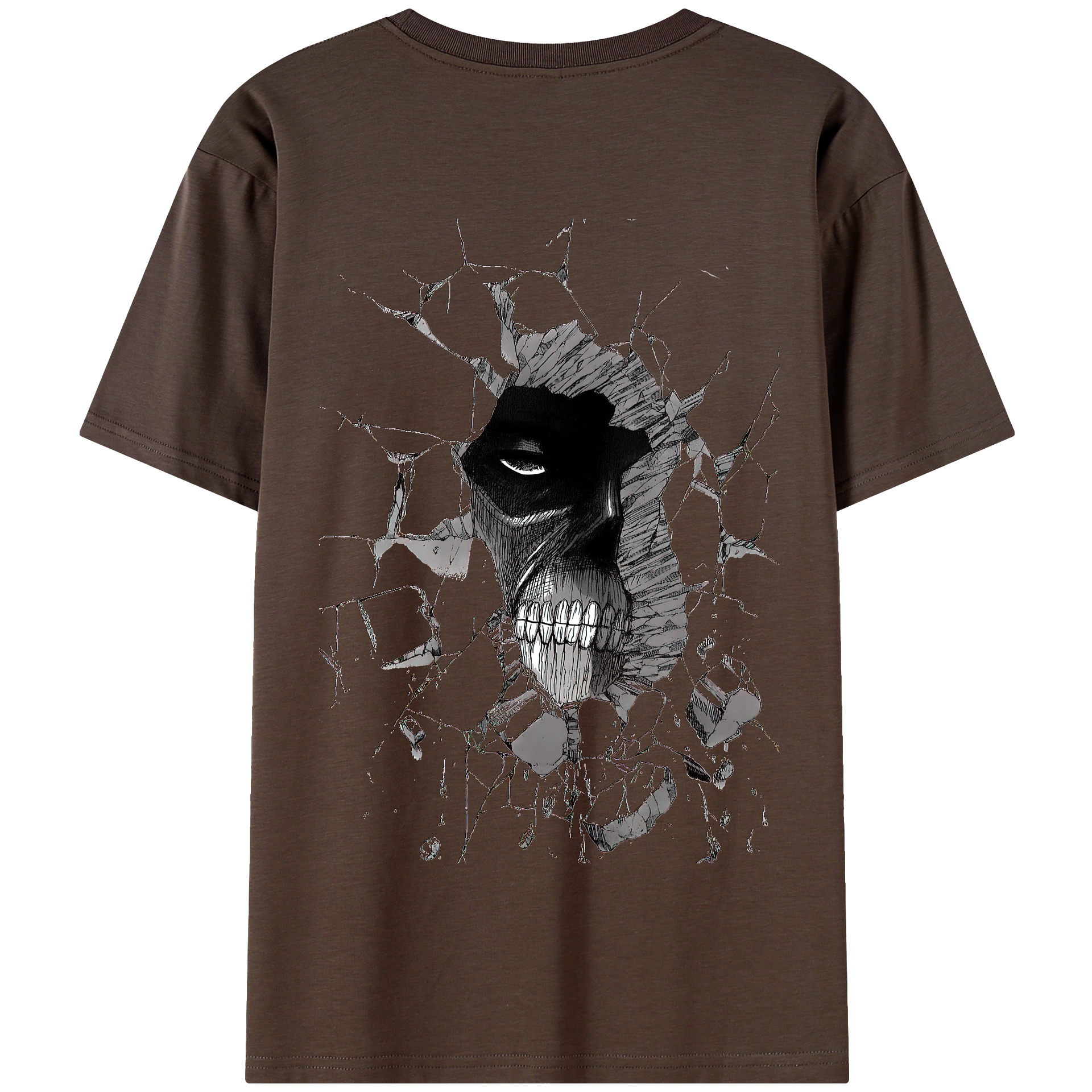 （画像用） 進撃の巨人 Attack on Titan 綿100％半袖Tシャツ（背面プリント）