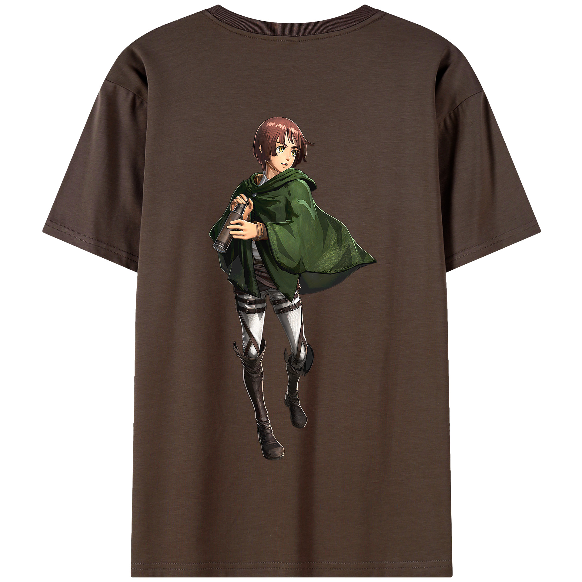 （画像用） 進撃の巨人 Attack on Titan 綿100％半袖Tシャツ（背面プリント）