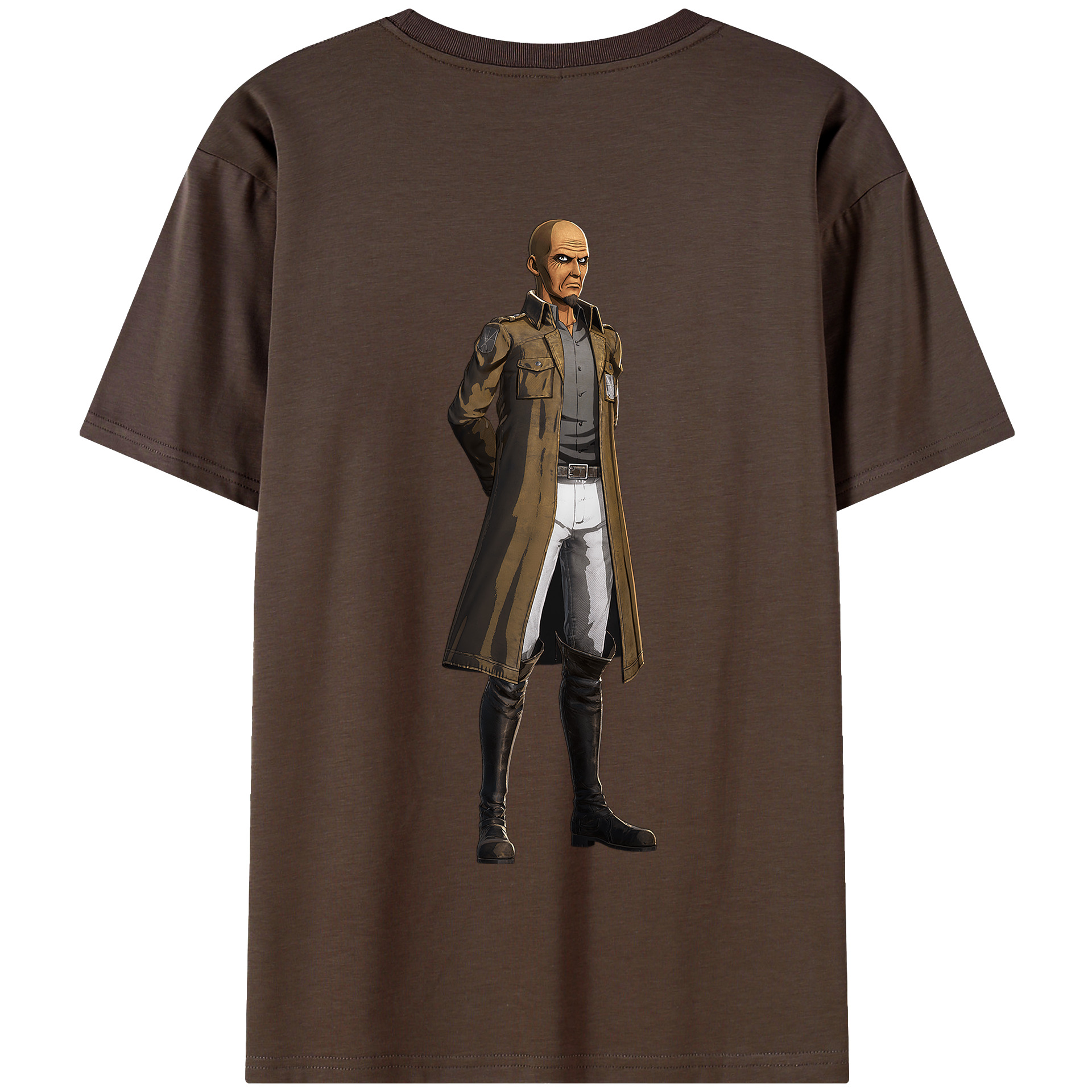（画像用） 進撃の巨人 Attack on Titan 綿100％半袖Tシャツ（背面プリント）