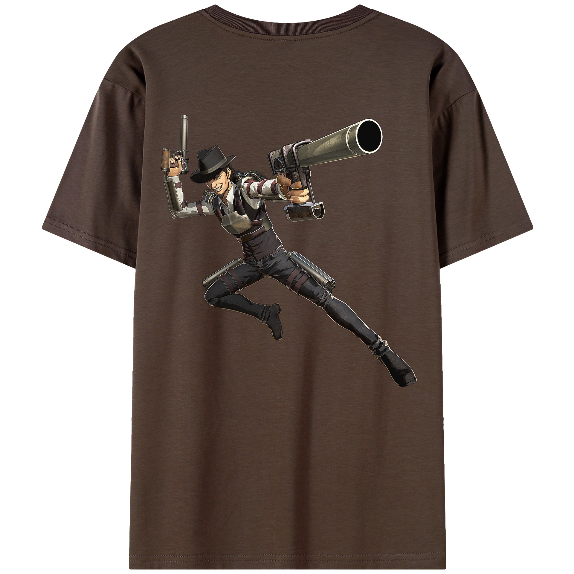 （画像用） 進撃の巨人 Attack on Titan 綿100％半袖Tシャツ（背面プリント）