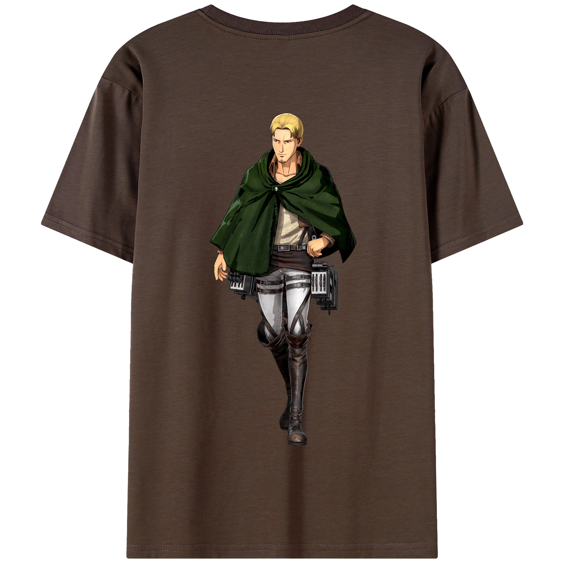 （画像用） 進撃の巨人 Attack on Titan 綿100％半袖Tシャツ（背面プリント）