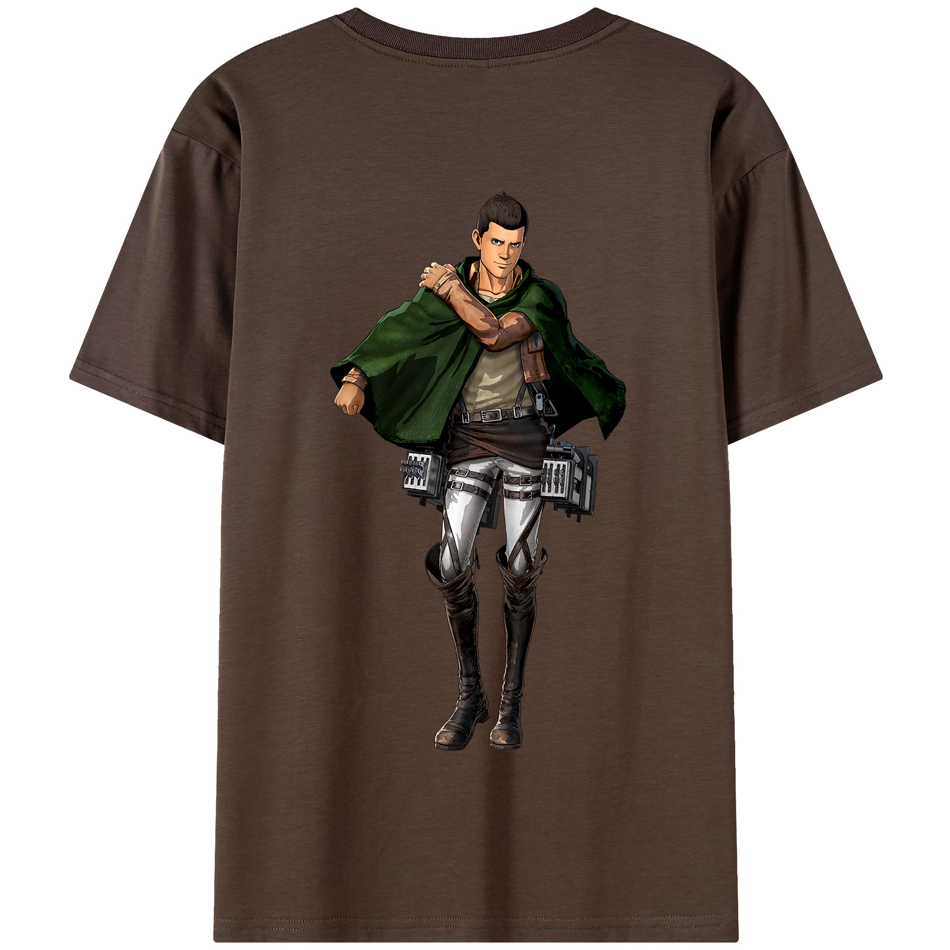 （画像用） 進撃の巨人 Attack on Titan 綿100％半袖Tシャツ（背面プリント）