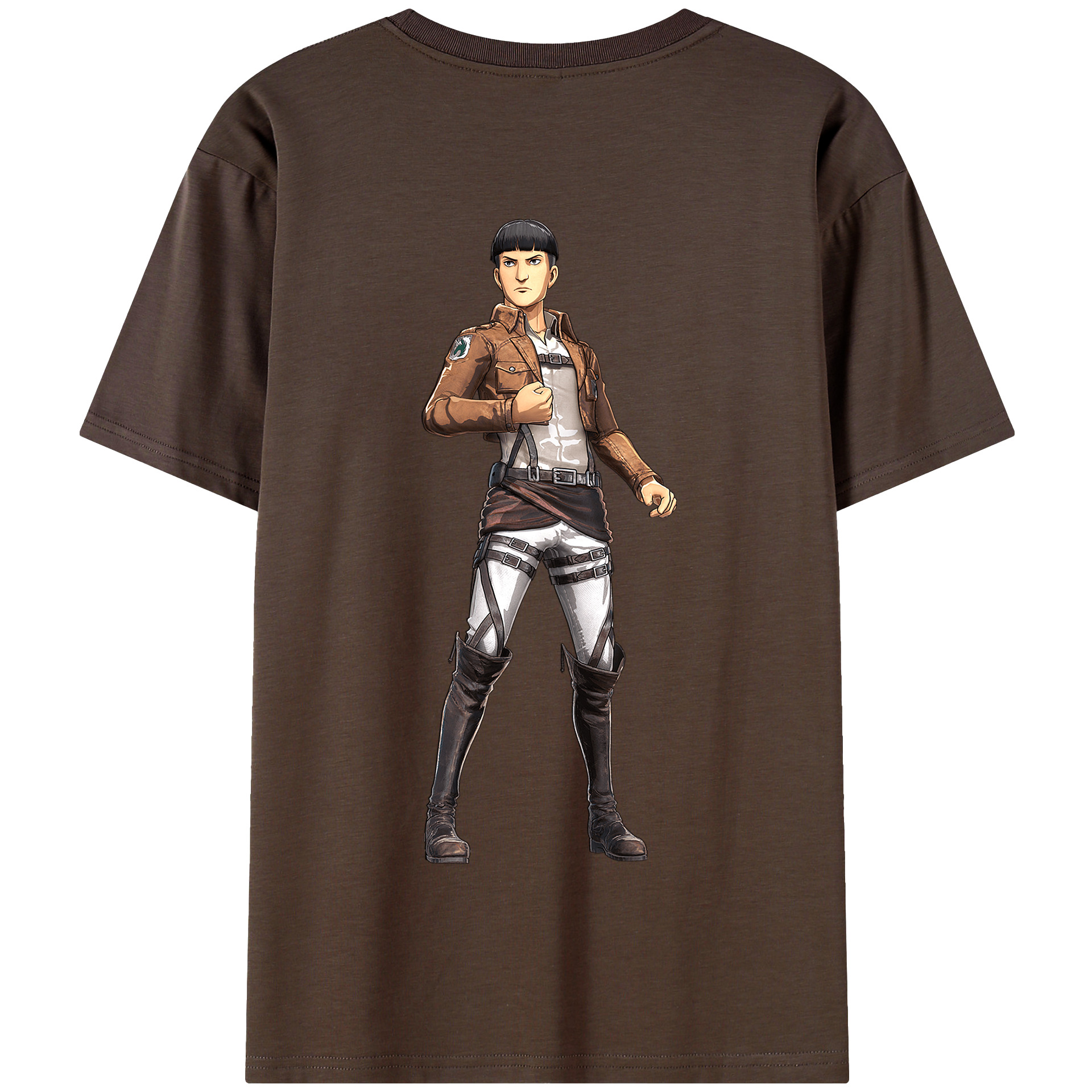 （画像用） 進撃の巨人 Attack on Titan 綿100％半袖Tシャツ（背面プリント）