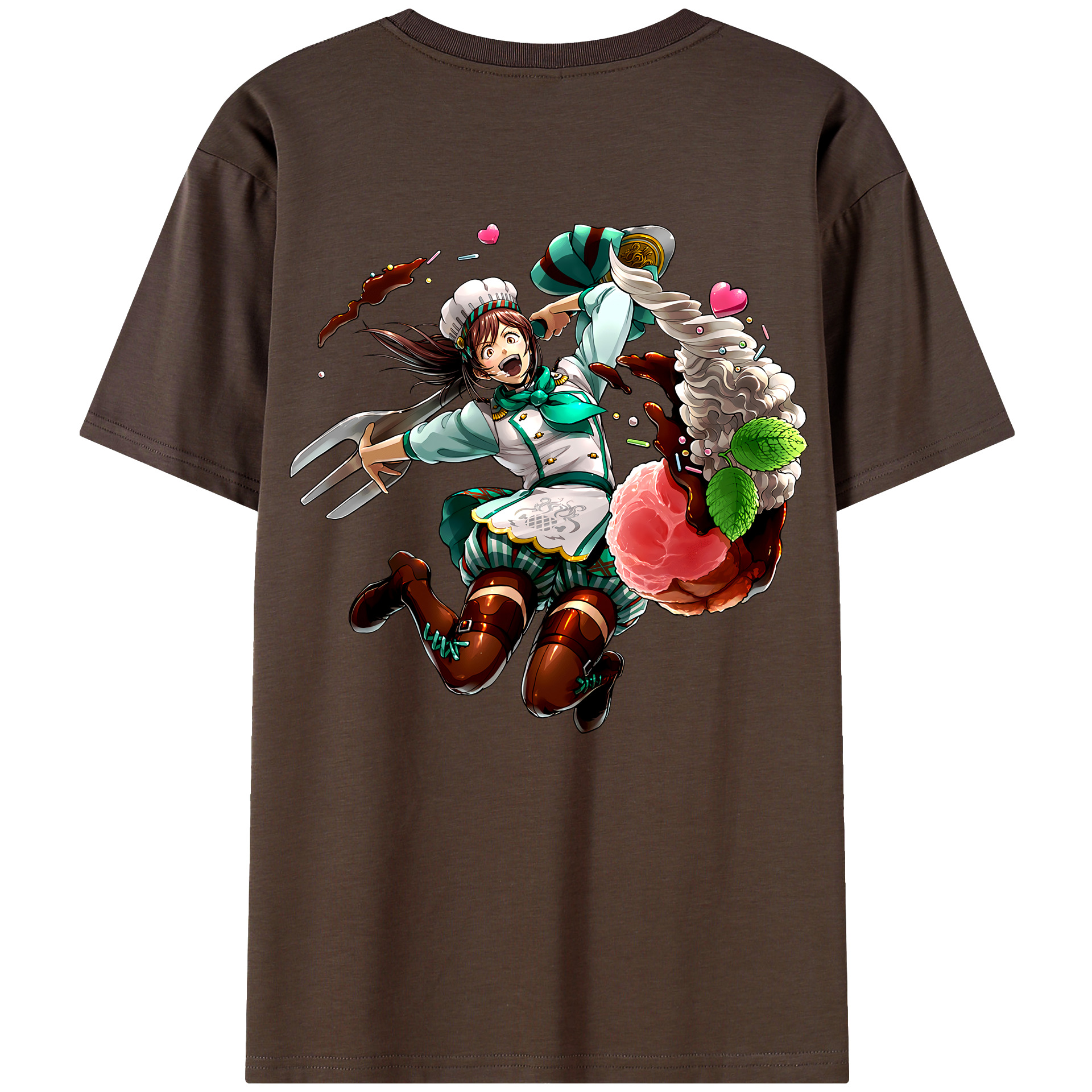 （画像用） 進撃の巨人 サシャ·ブラウス Attack on Titan Sasha Blaus 綿100％半袖Tシャツ（背面プリント）