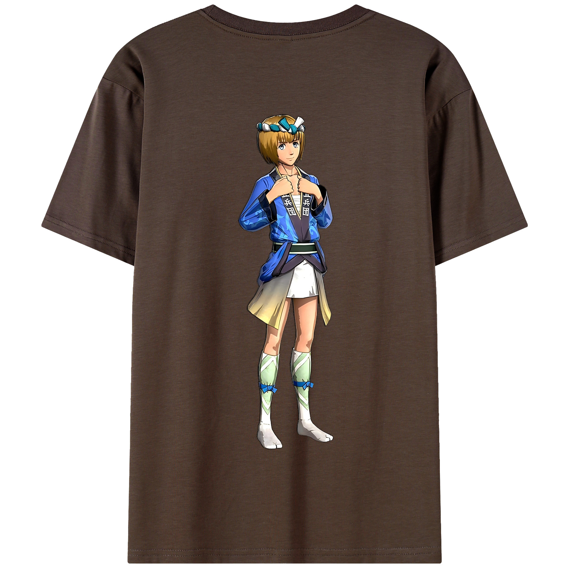 （画像用） 進撃の巨人 アルミン·アルレルト Attack on Titan Armin Arlert 綿100％半袖Tシャツ（背面プリント）
