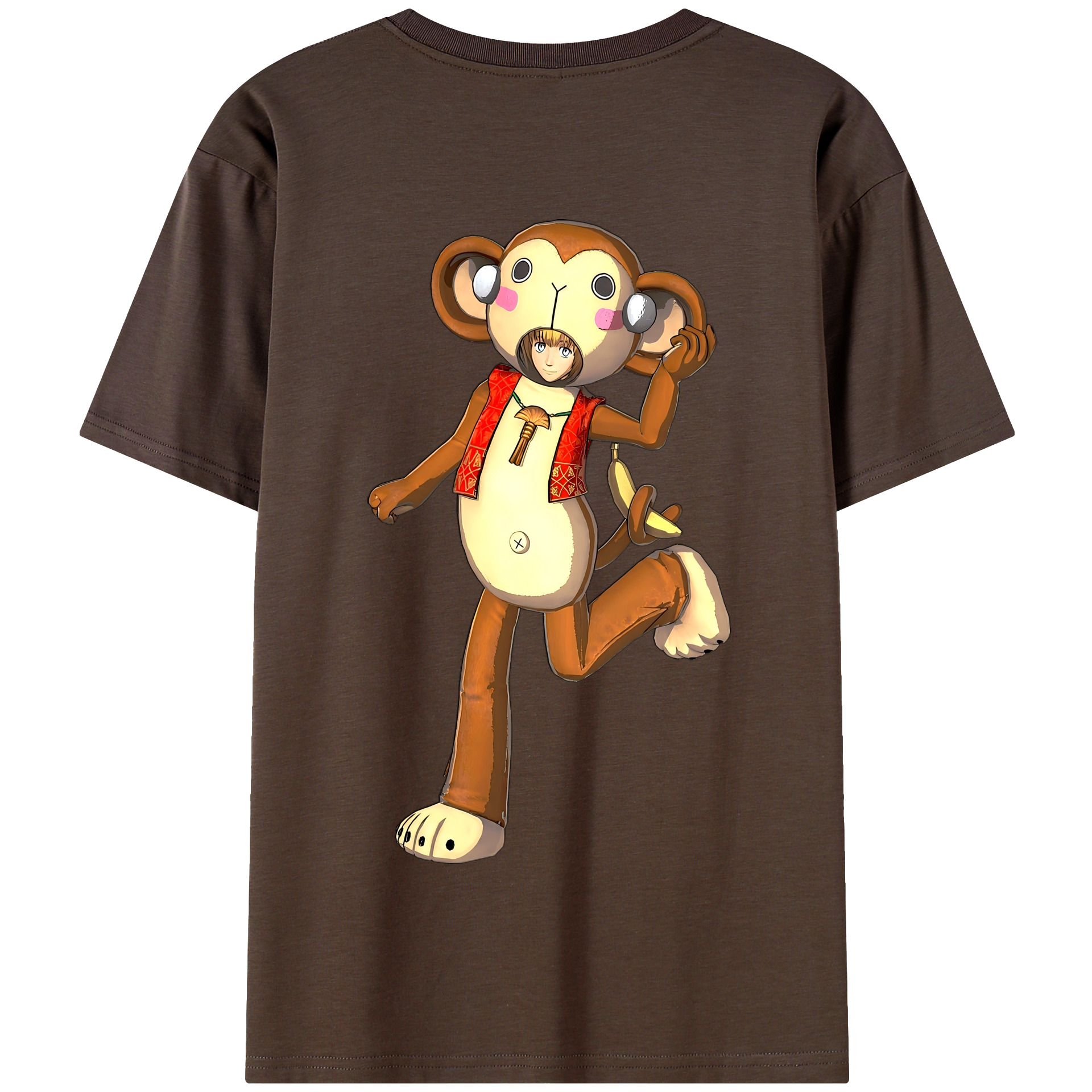 （画像用） 進撃の巨人 アルミン·アルレルト Attack on Titan Armin Arlert 綿100％半袖Tシャツ（背面プリント）