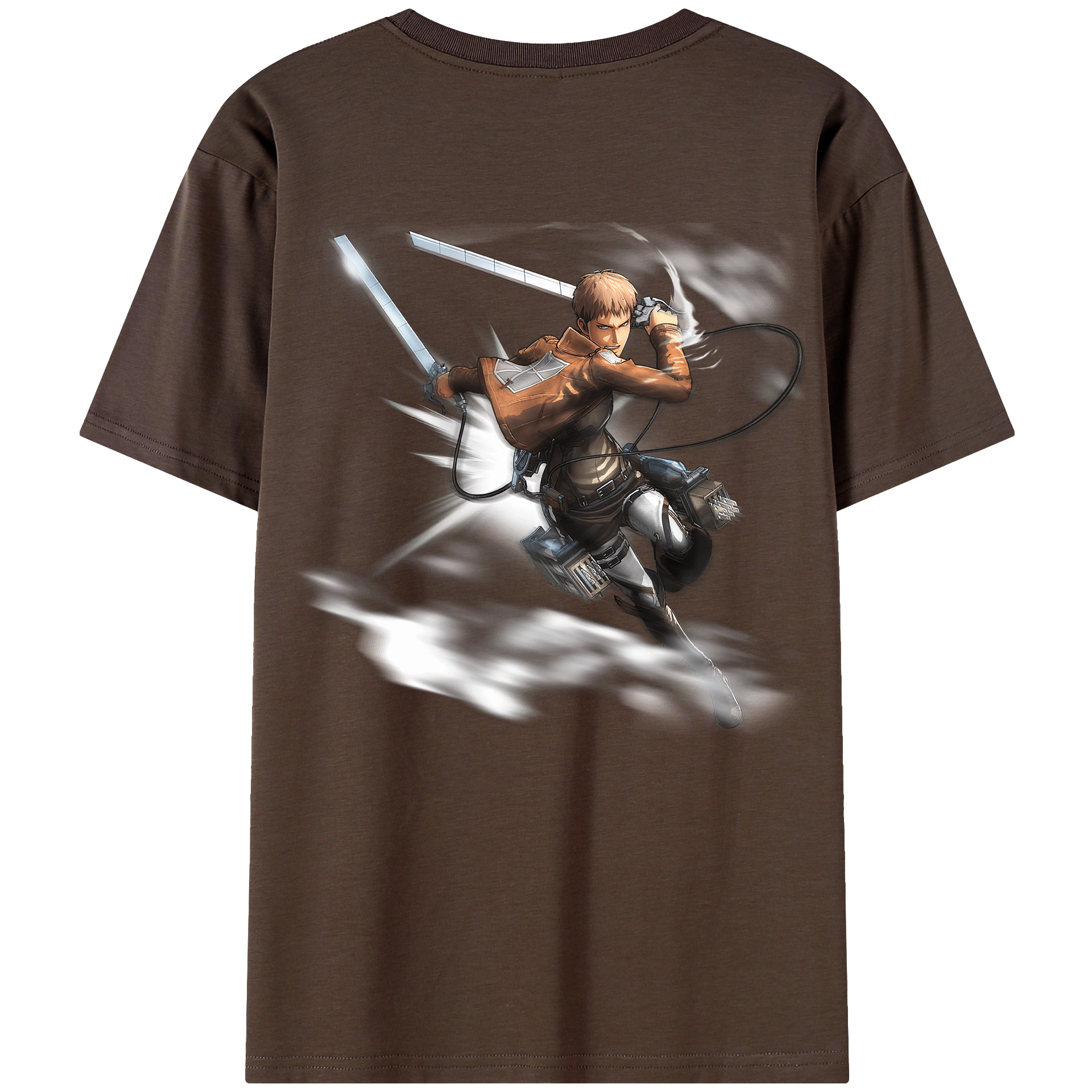（画像用） 進撃の巨人 ジャン・キルシュタイン Attack on Titan Jean Kirstein 綿100％半袖Tシャツ（背面プリント）