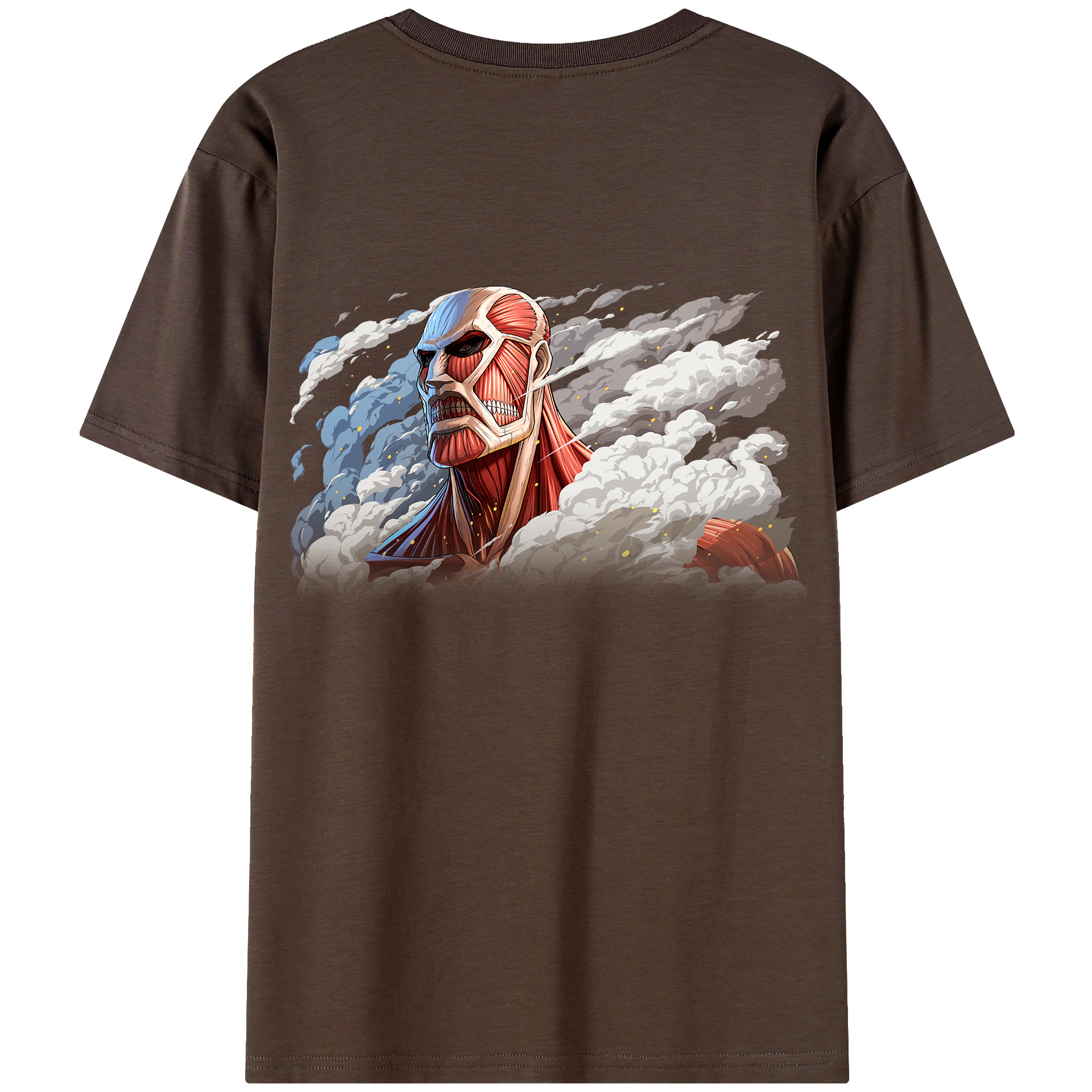 （画像用） 進撃の巨人 Attack on Titan 綿100％半袖Tシャツ（背面プリント）