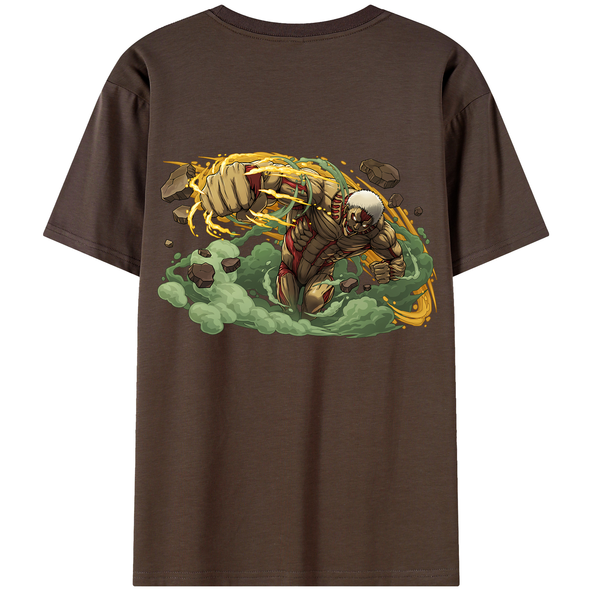 （画像用） 進撃の巨人 Attack on Titan 綿100％半袖Tシャツ（背面プリント）