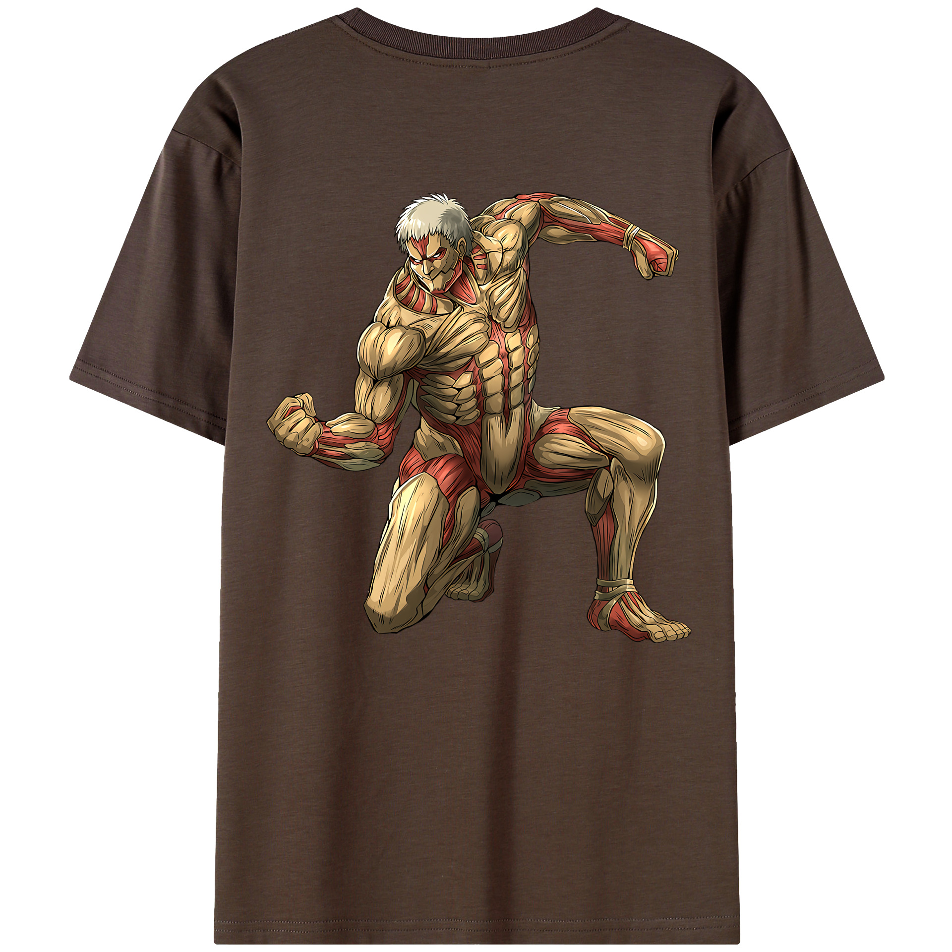 （画像用） 進撃の巨人 Attack on Titan 綿100％半袖Tシャツ（背面プリント）