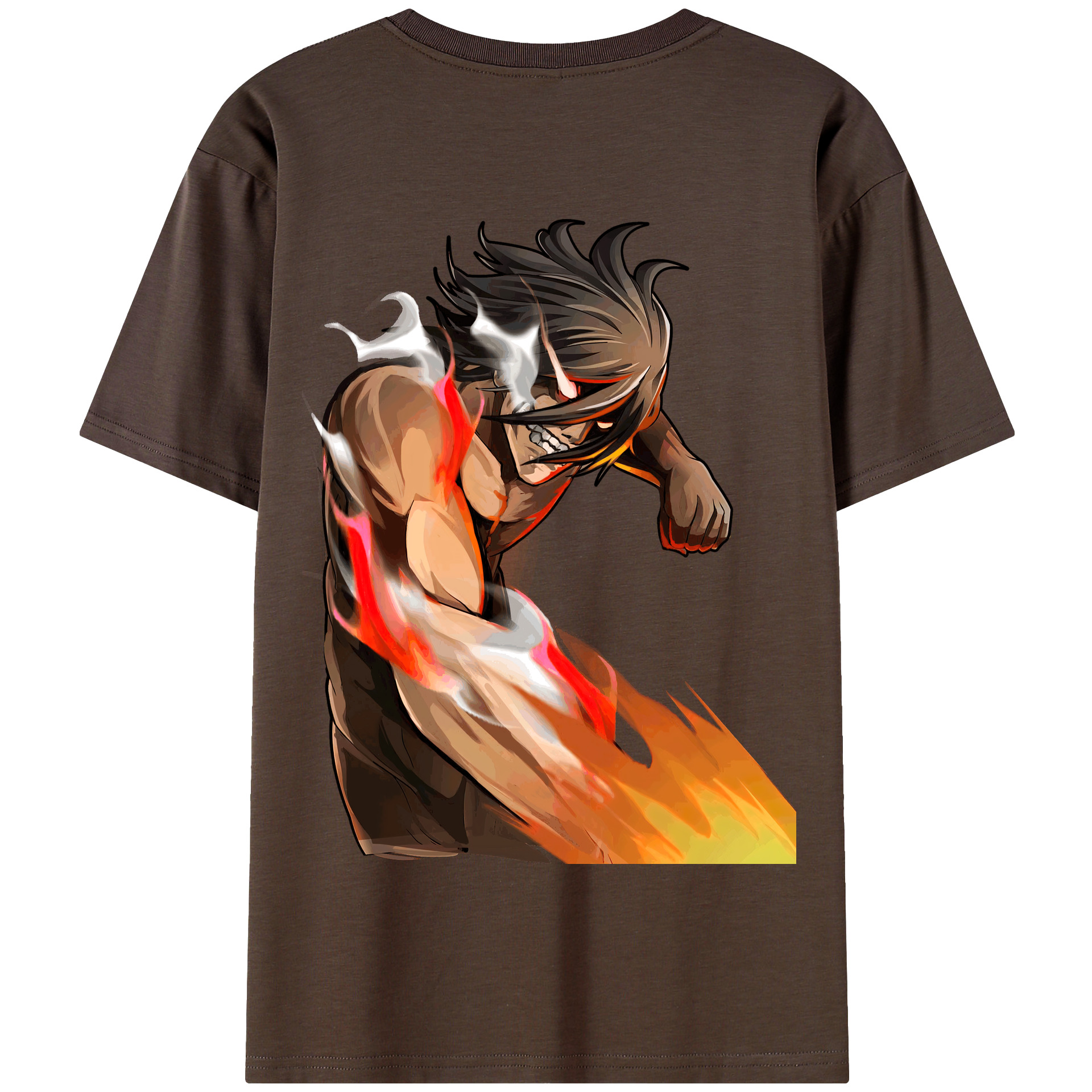 （画像用） 進撃の巨人 Attack on Titan 綿100％半袖Tシャツ（背面プリント）