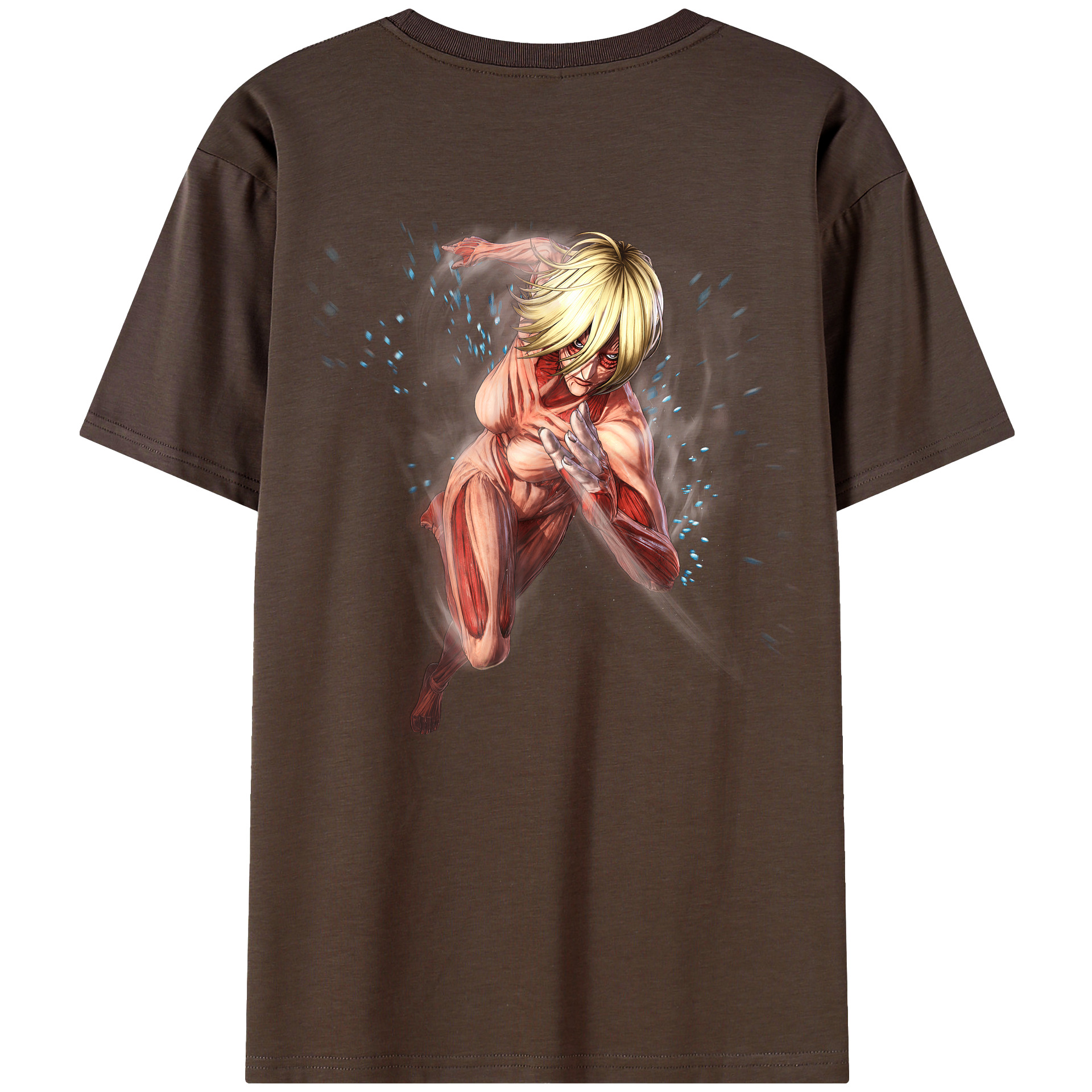 （画像用） 進撃の巨人 Attack on Titan 綿100％半袖Tシャツ（背面プリント）