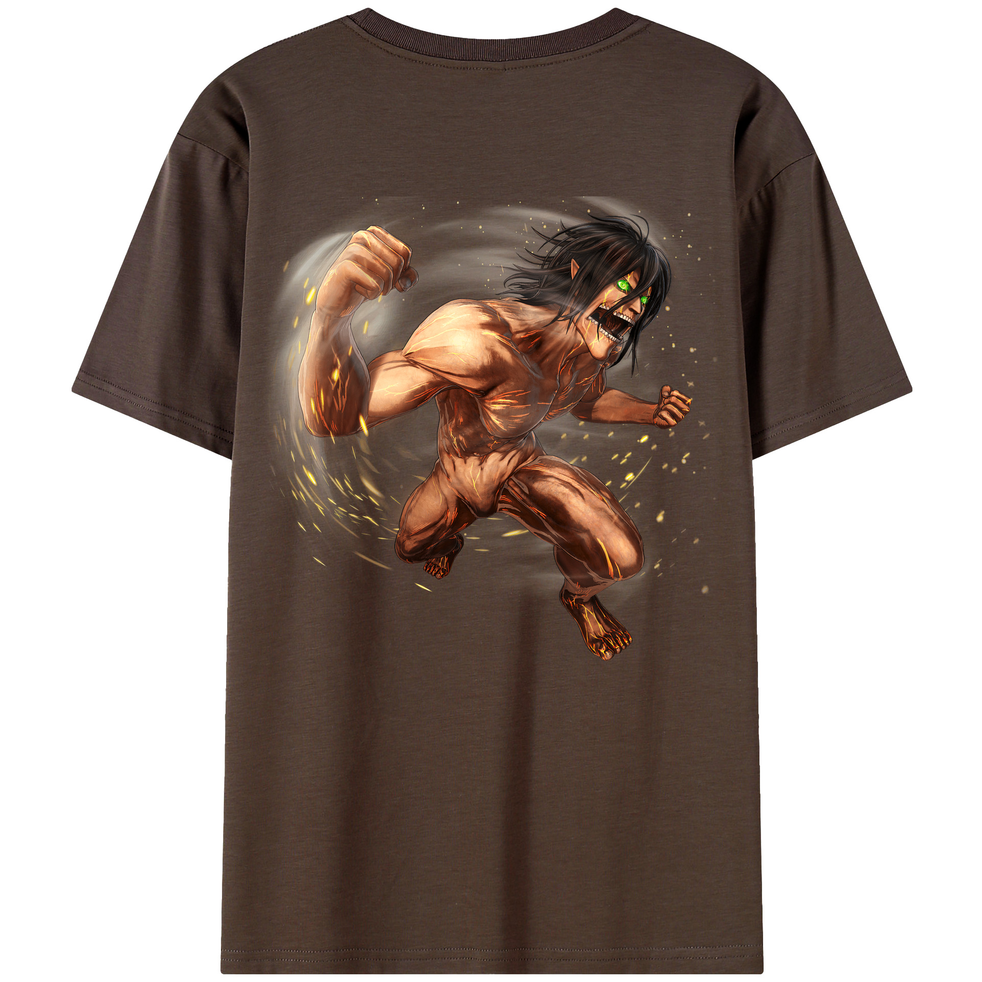（画像用） 進撃の巨人 Attack on Titan 綿100％半袖Tシャツ（背面プリント）