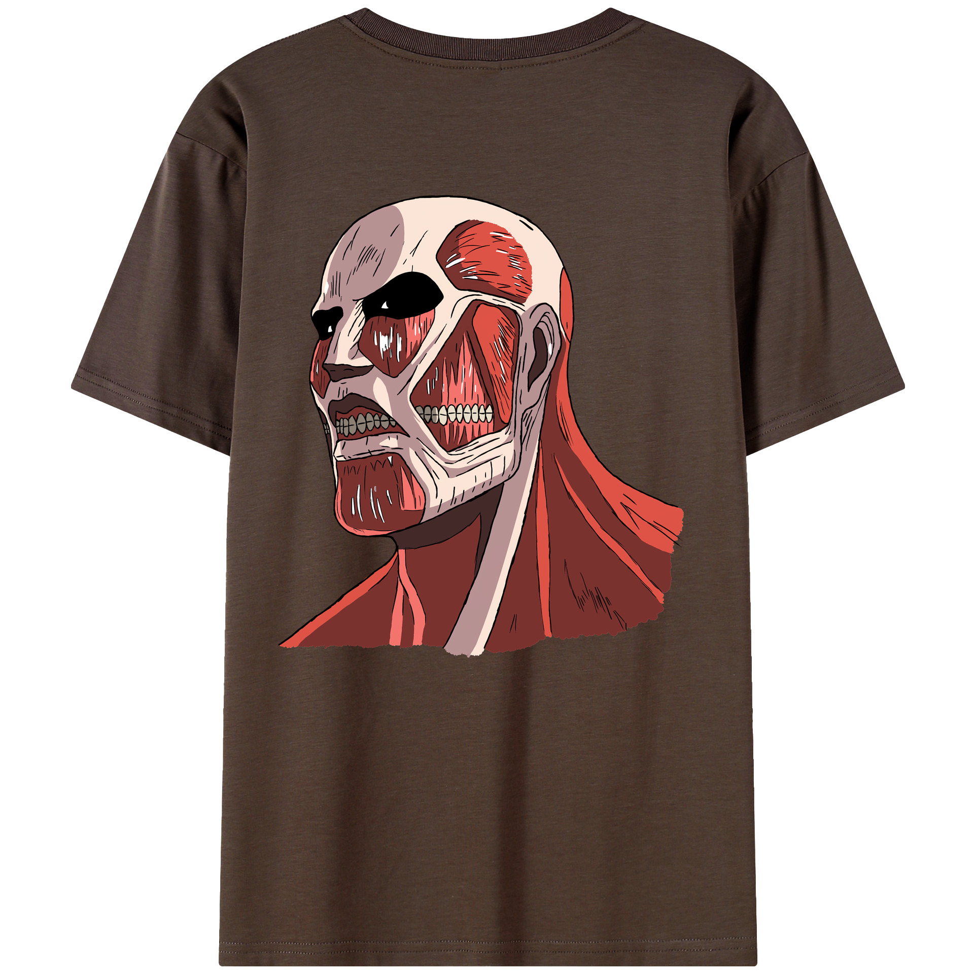 （画像用） 進撃の巨人 Attack on Titan 綿100％半袖Tシャツ（背面プリント）