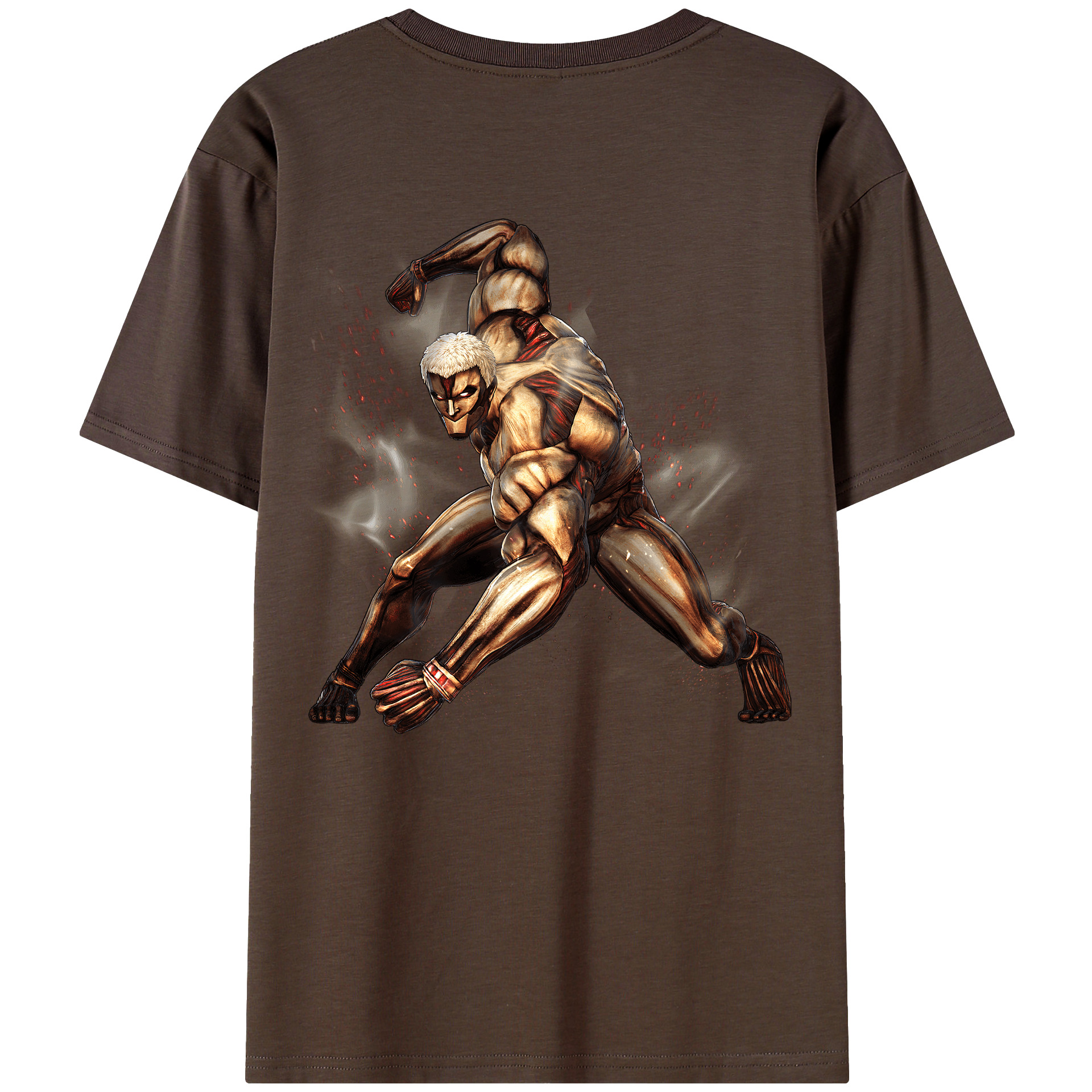 （画像用） 進撃の巨人 Attack on Titan 綿100％半袖Tシャツ（背面プリント）
