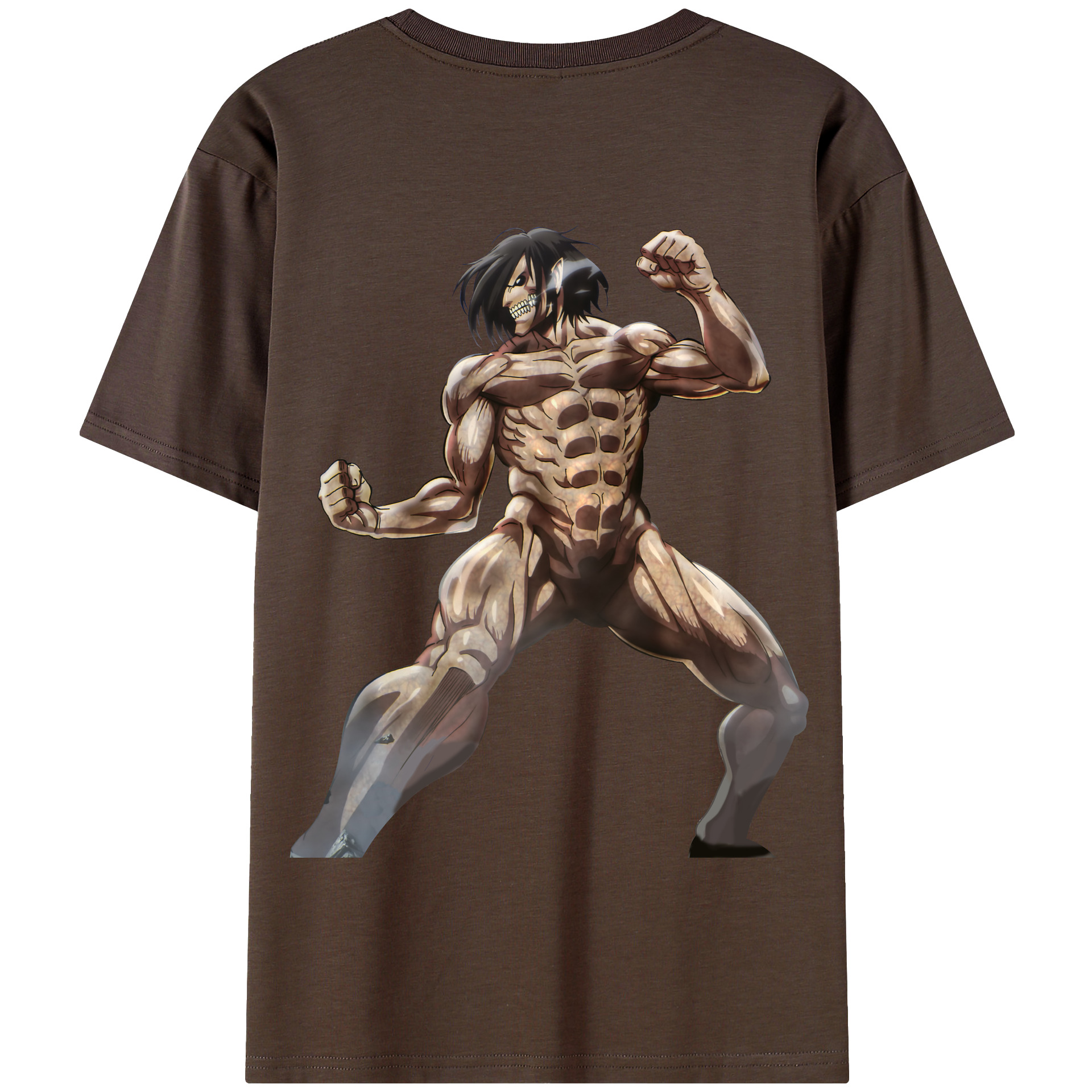 （画像用） 進撃の巨人 Attack on Titan 綿100％半袖Tシャツ（背面プリント）