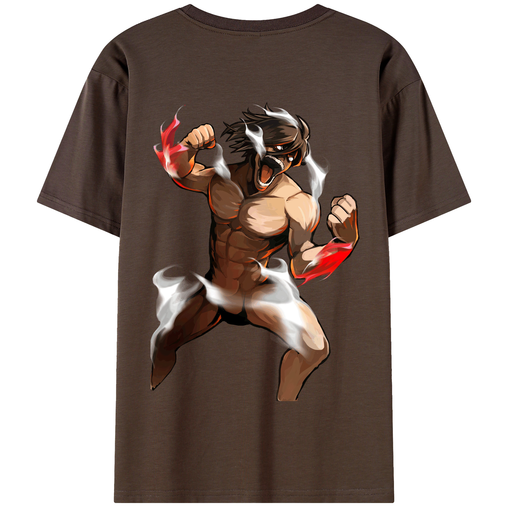 （画像用） 進撃の巨人 Attack on Titan 綿100％半袖Tシャツ（背面プリント）