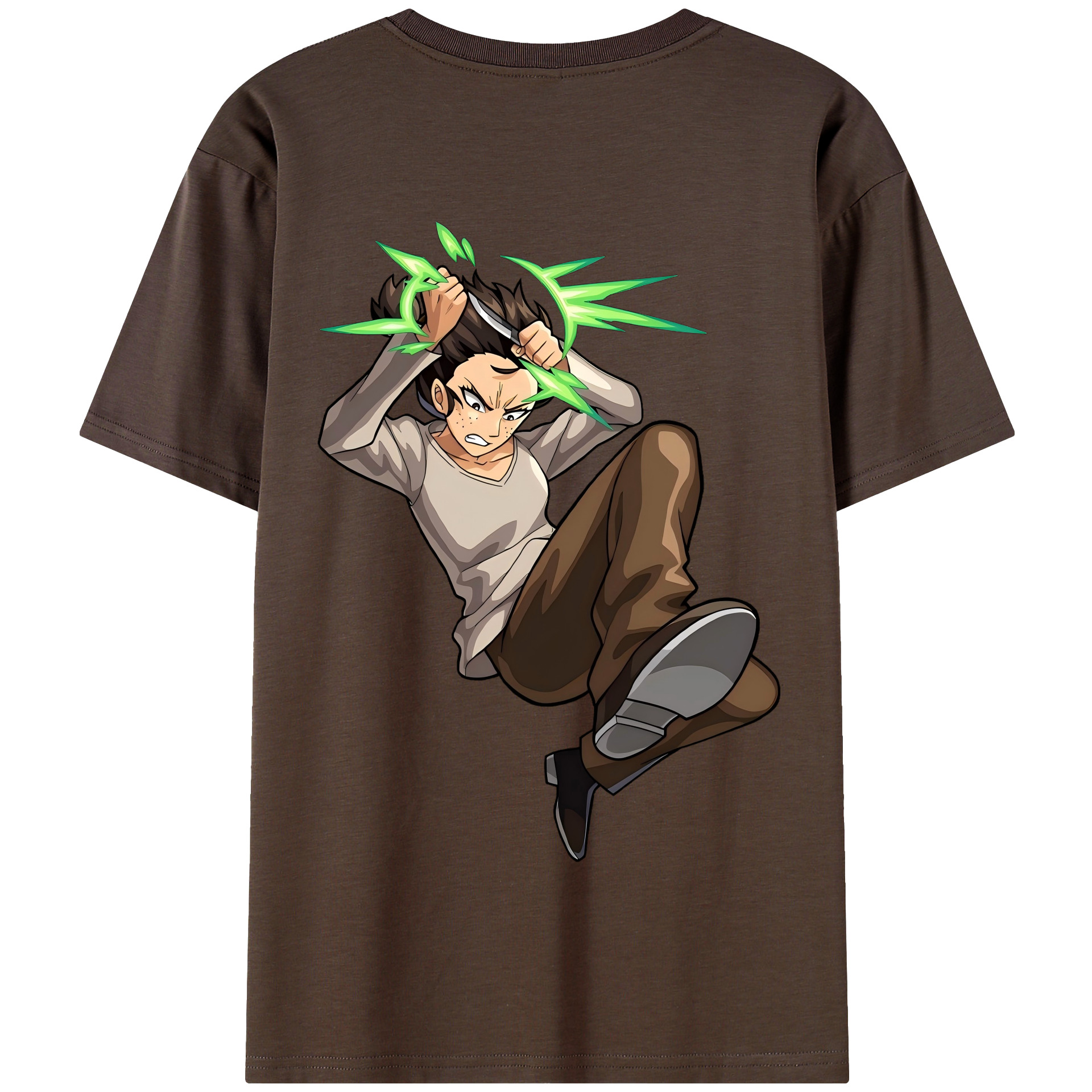 （画像用） 進撃の巨人 Attack on Titan 綿100％半袖Tシャツ（背面プリント）