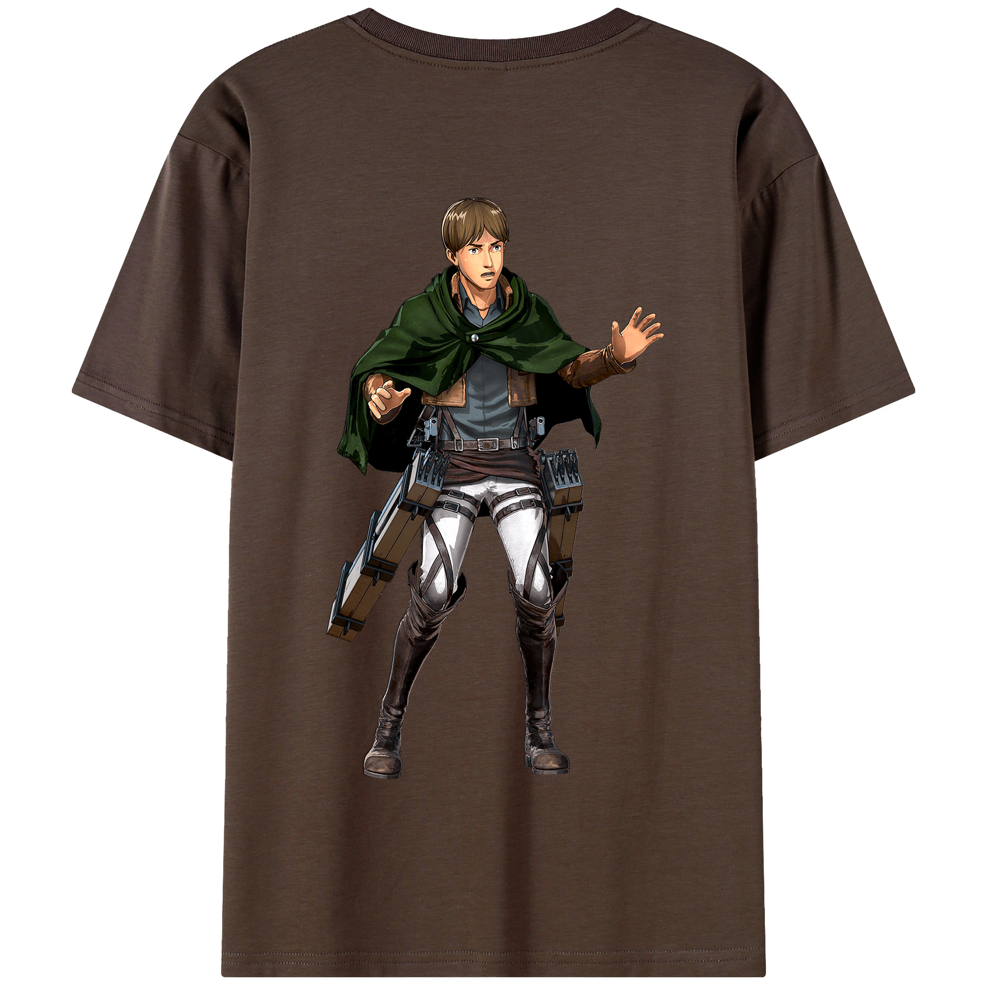 （画像用） 進撃の巨人 Attack on Titan 綿100％半袖Tシャツ（背面プリント）