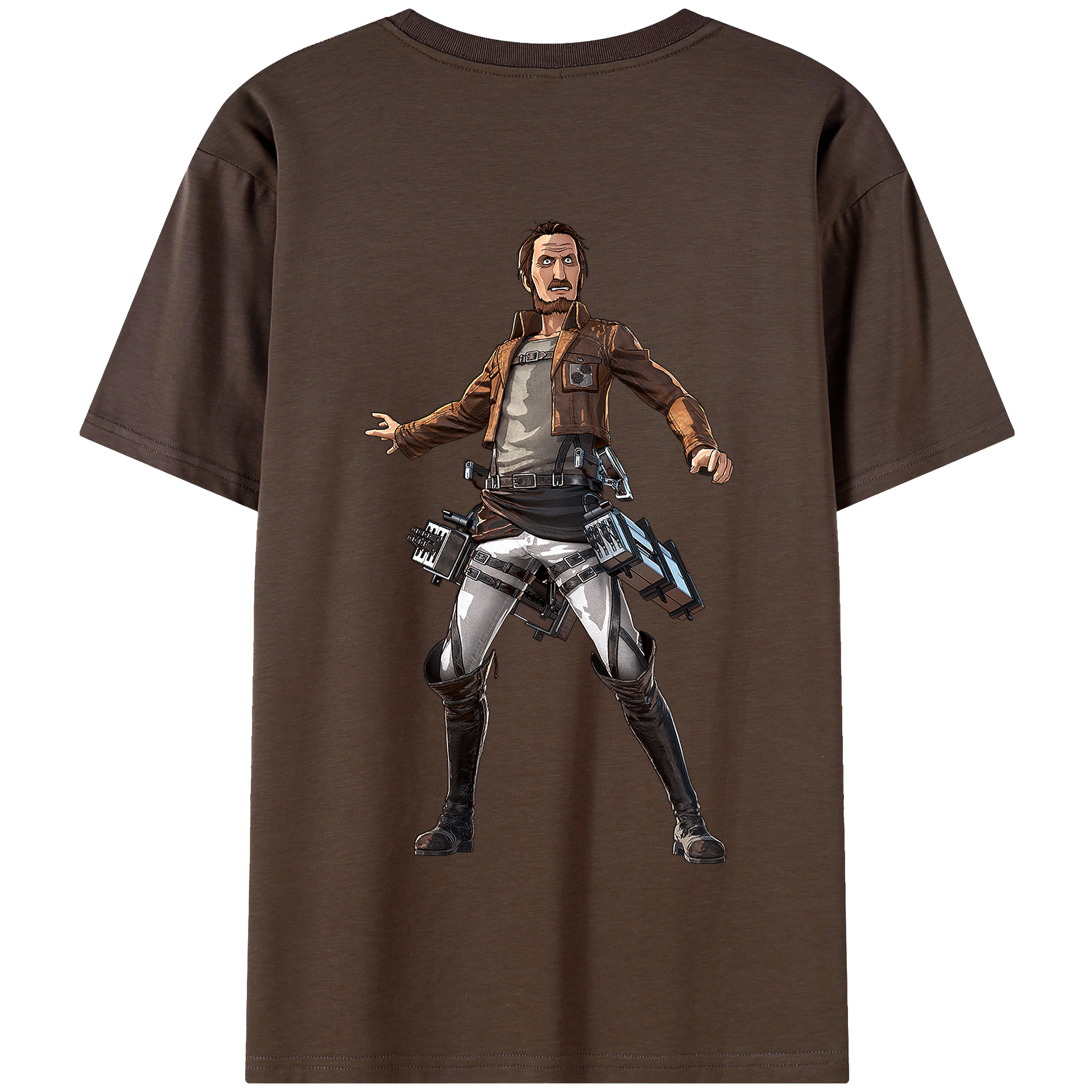 （画像用） 進撃の巨人 Attack on Titan 綿100％半袖Tシャツ（背面プリント）